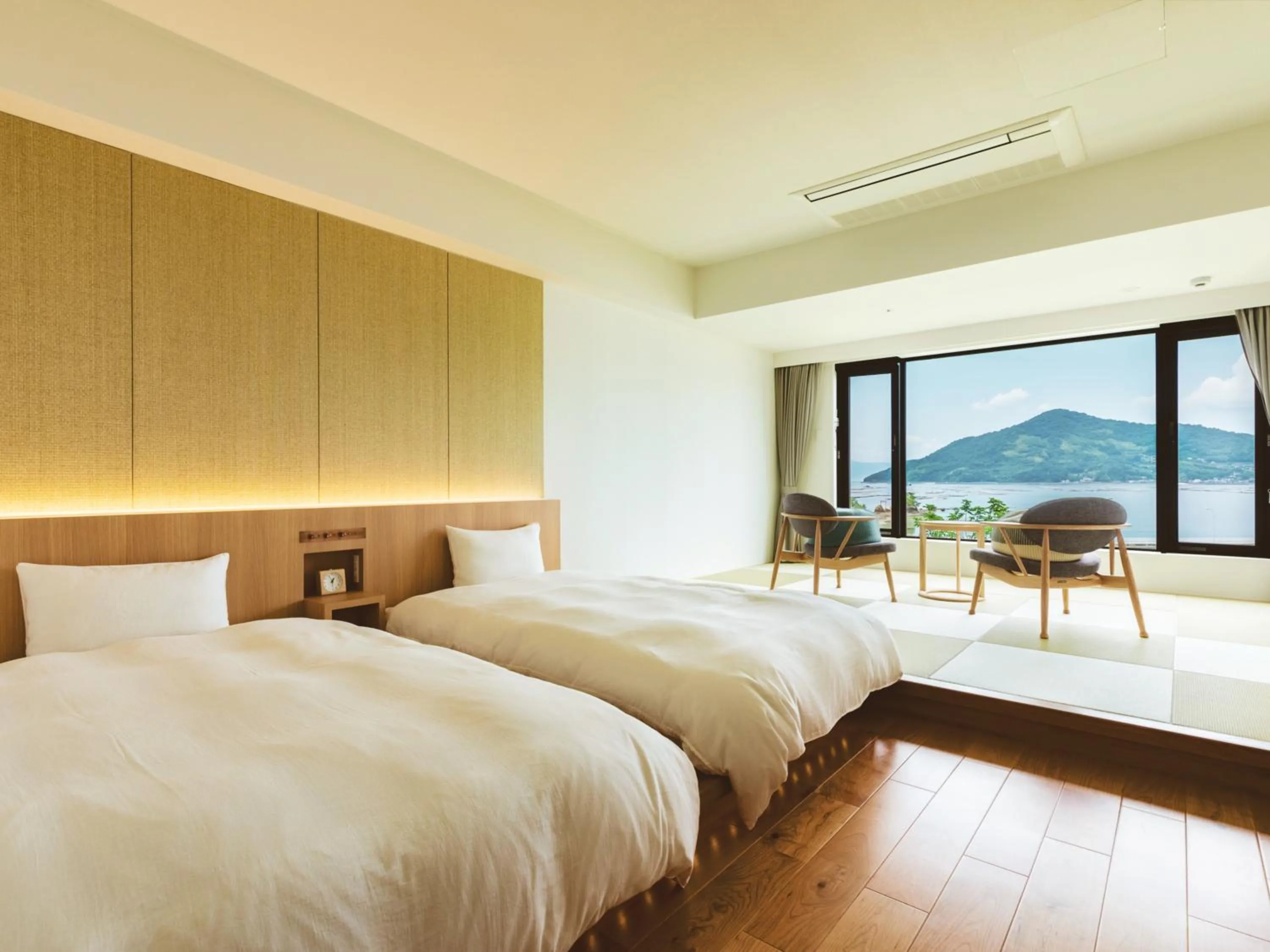 Deluxe Japanese-Western style room (with shower) - single occupancy in Etajimasou Hotel & SPA Hiroshima
