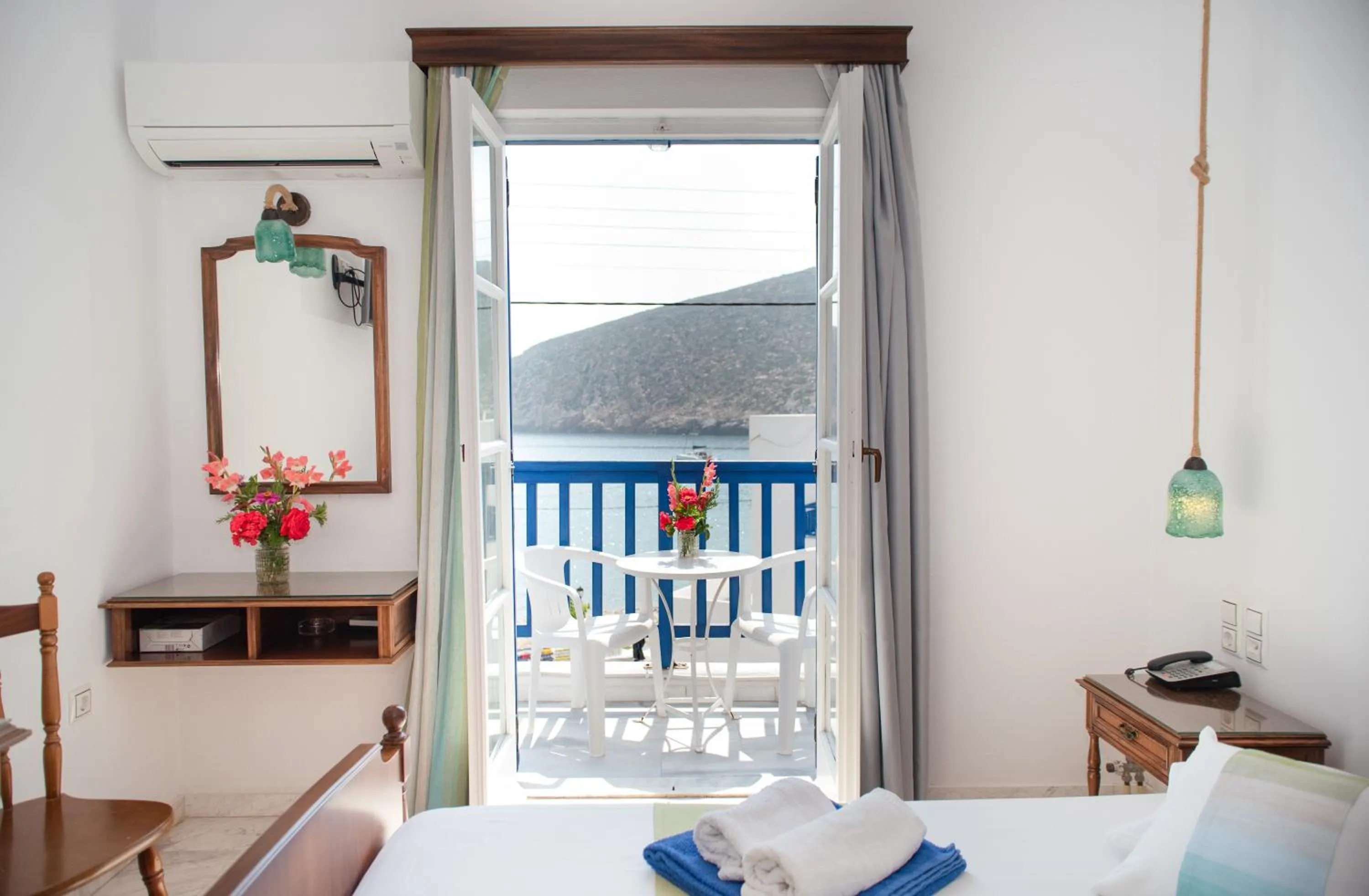 Double or Twin Room with Sea View in Adonis Hotel Naxos