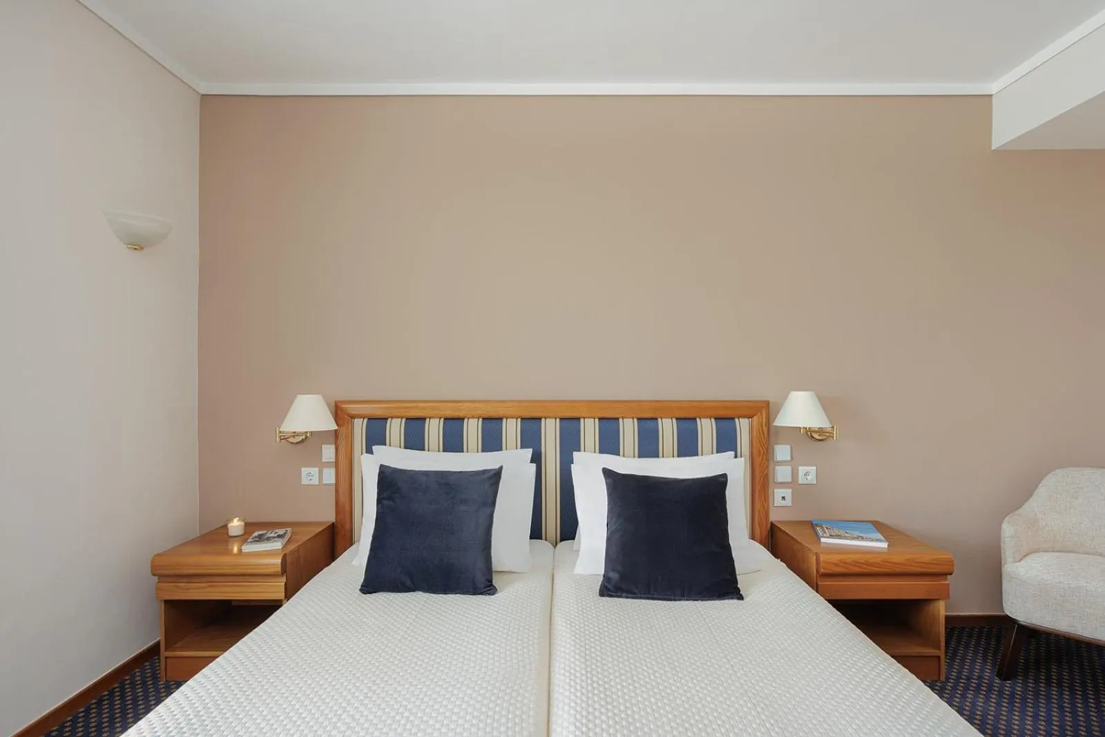 Superior Twin Room with City View - single occupancy in Sun Beach Hotel