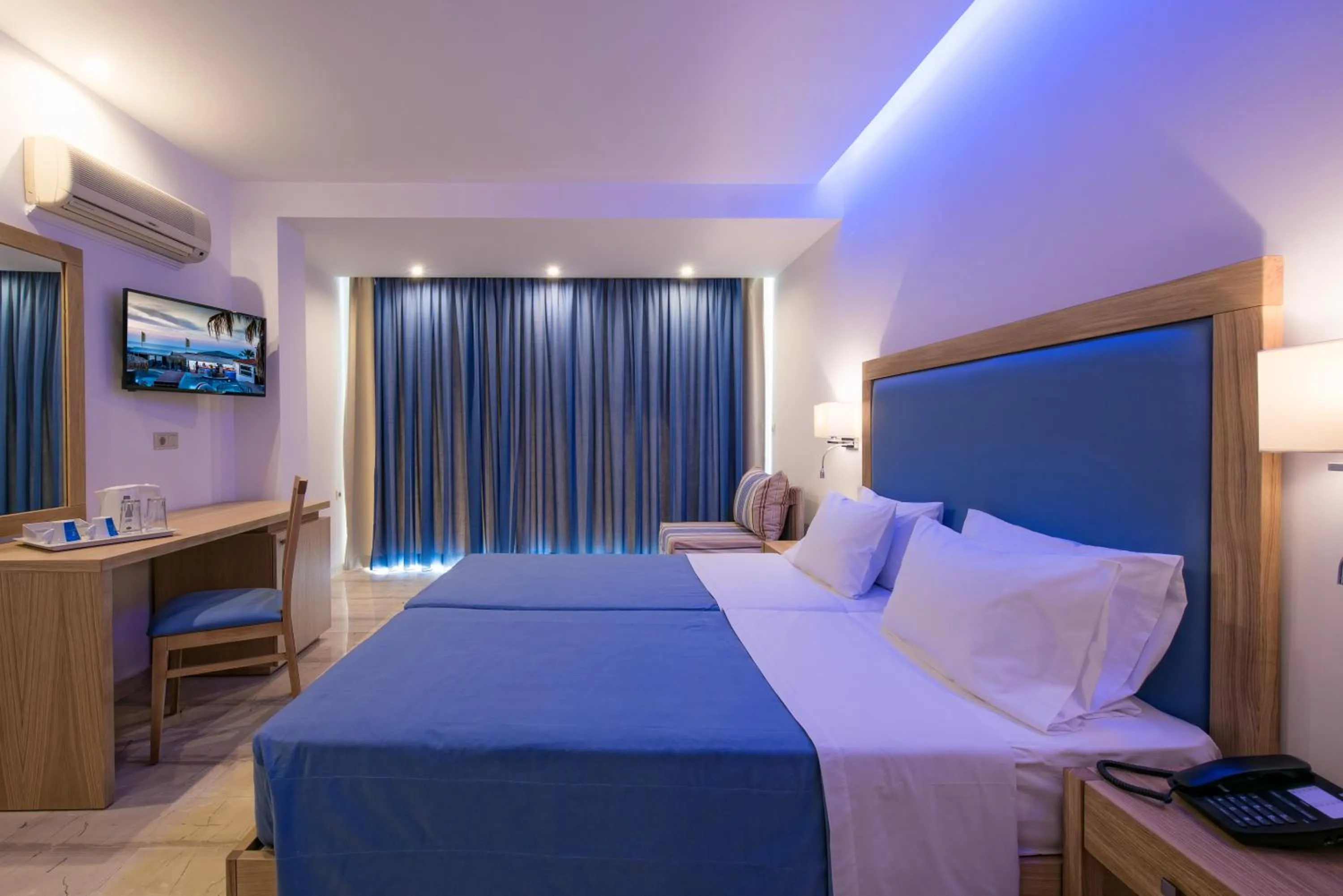 Premium Triple Room with Side Sea View in Aeolos Beach Resort