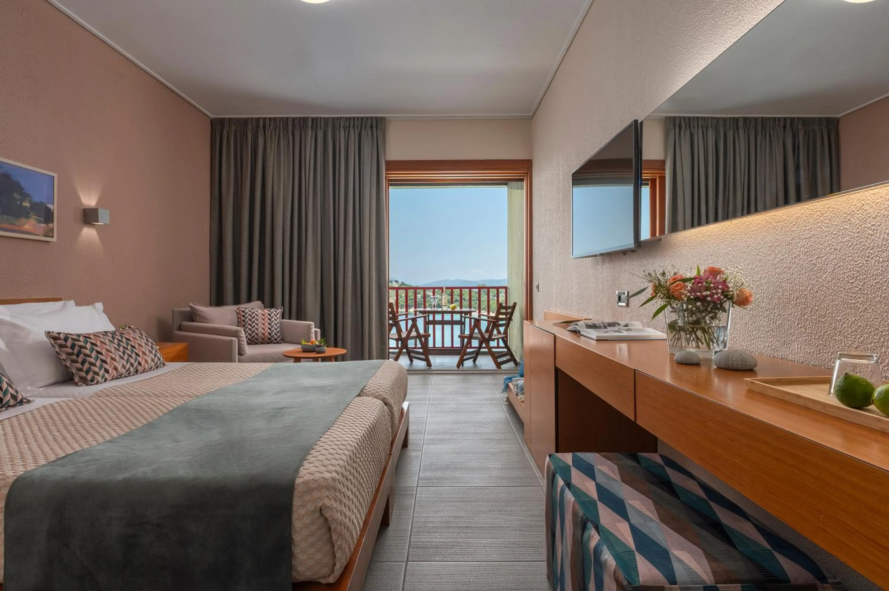 Superior Room with Koukounaries Beach View in Skiathos Palace Hotel