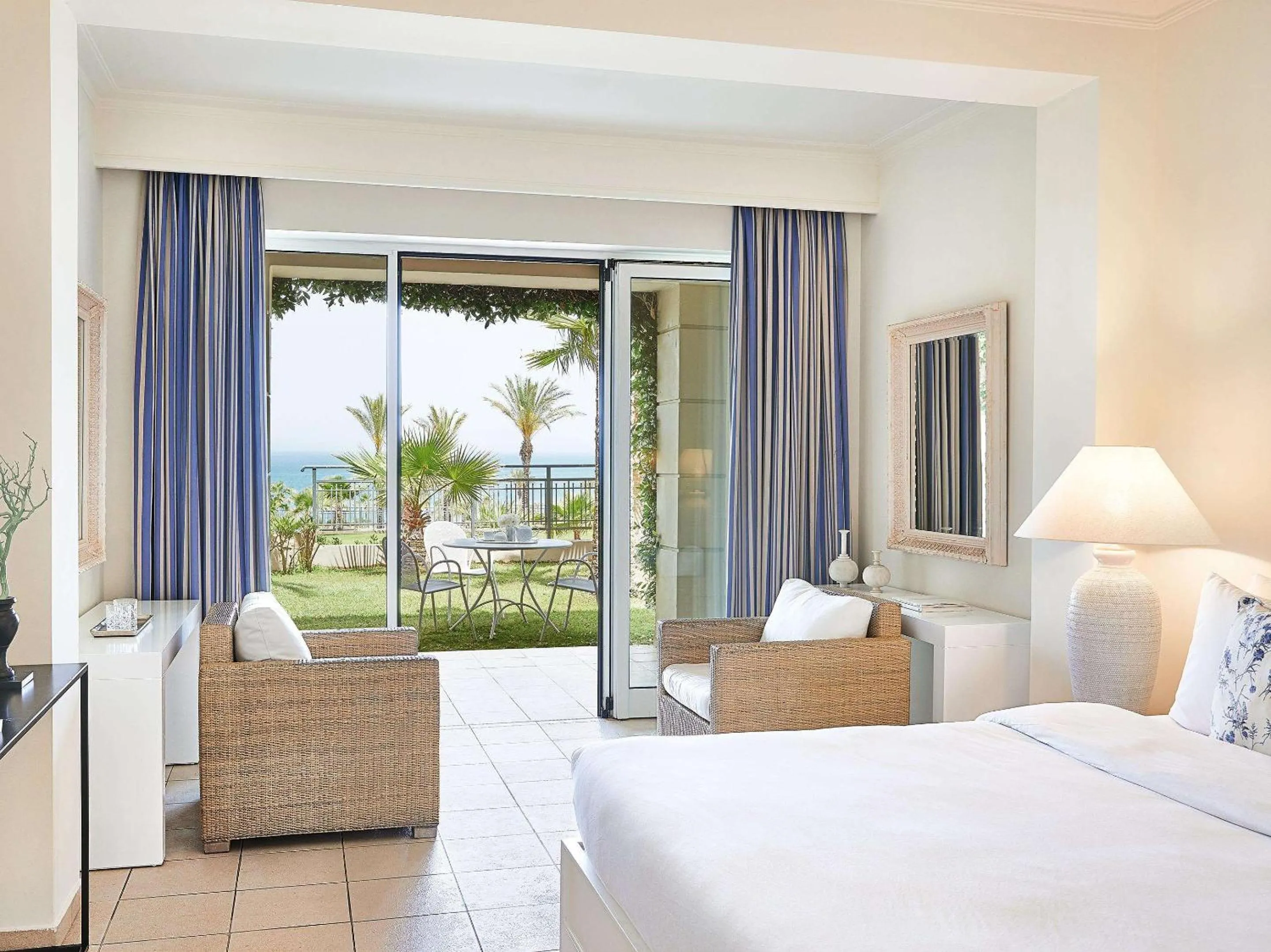 Superior Family Guestroom Sea View in Grecotel La Riviera at Riviera Olympia & Aqua Park