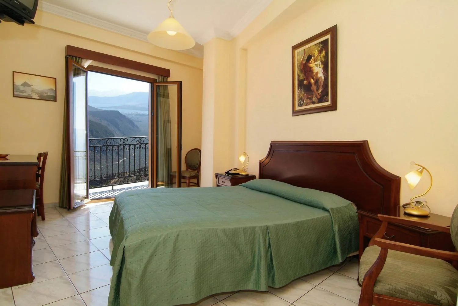 Single Room with Sea View - single occupancy in Hermes Delphi Hotel