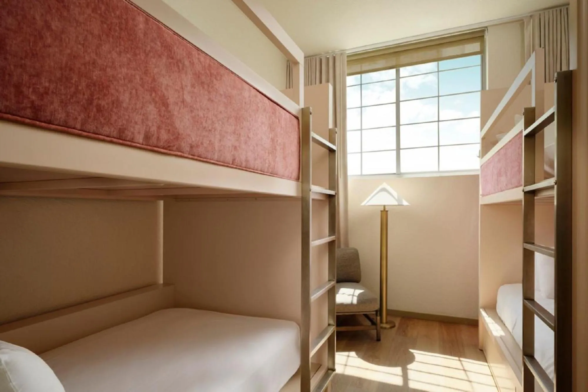 Double Bunk Room with Two Twin Bunk Beds in FOUND Hotel, Miami Beach, Series by Marriott