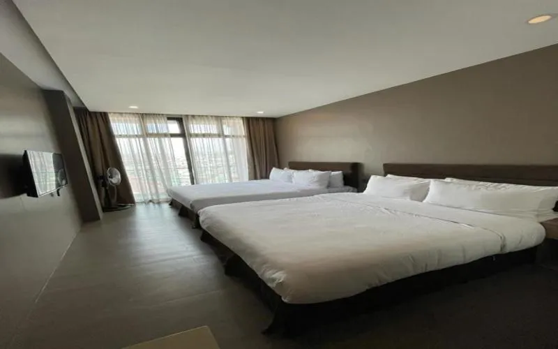 Quadruple Room with Balcony in Uphill Baguio managed by Baguio Terra