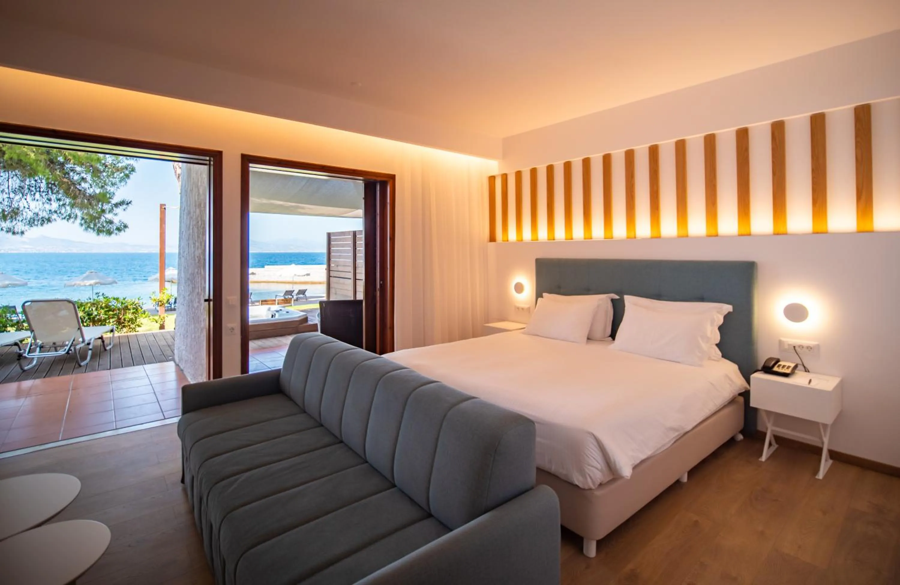 Executive Junior Suite with Hot Tub in Wyndham Loutraki Poseidon Resort