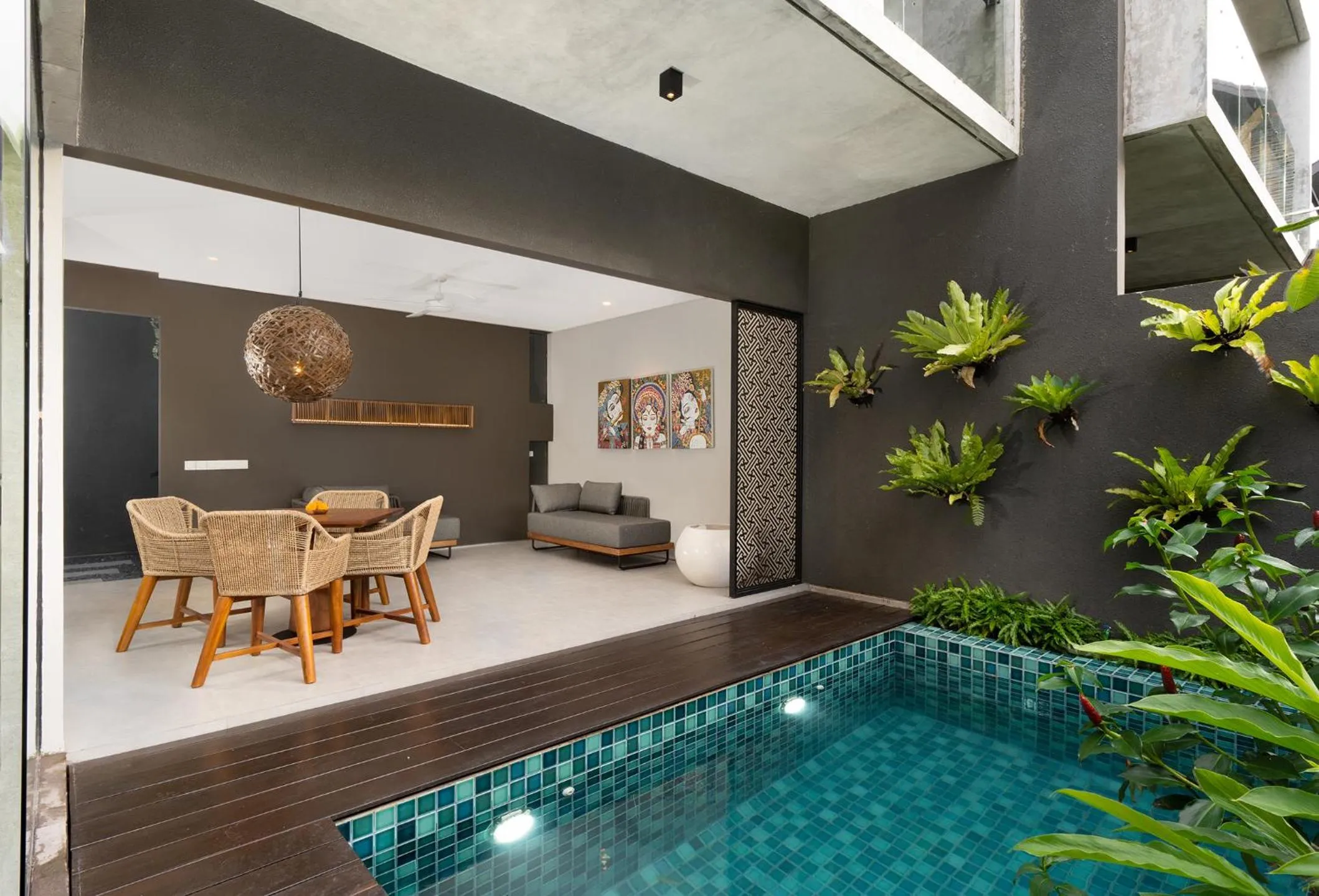 One-Bedroom Villa with Living Room in The Ning Resort Ubud