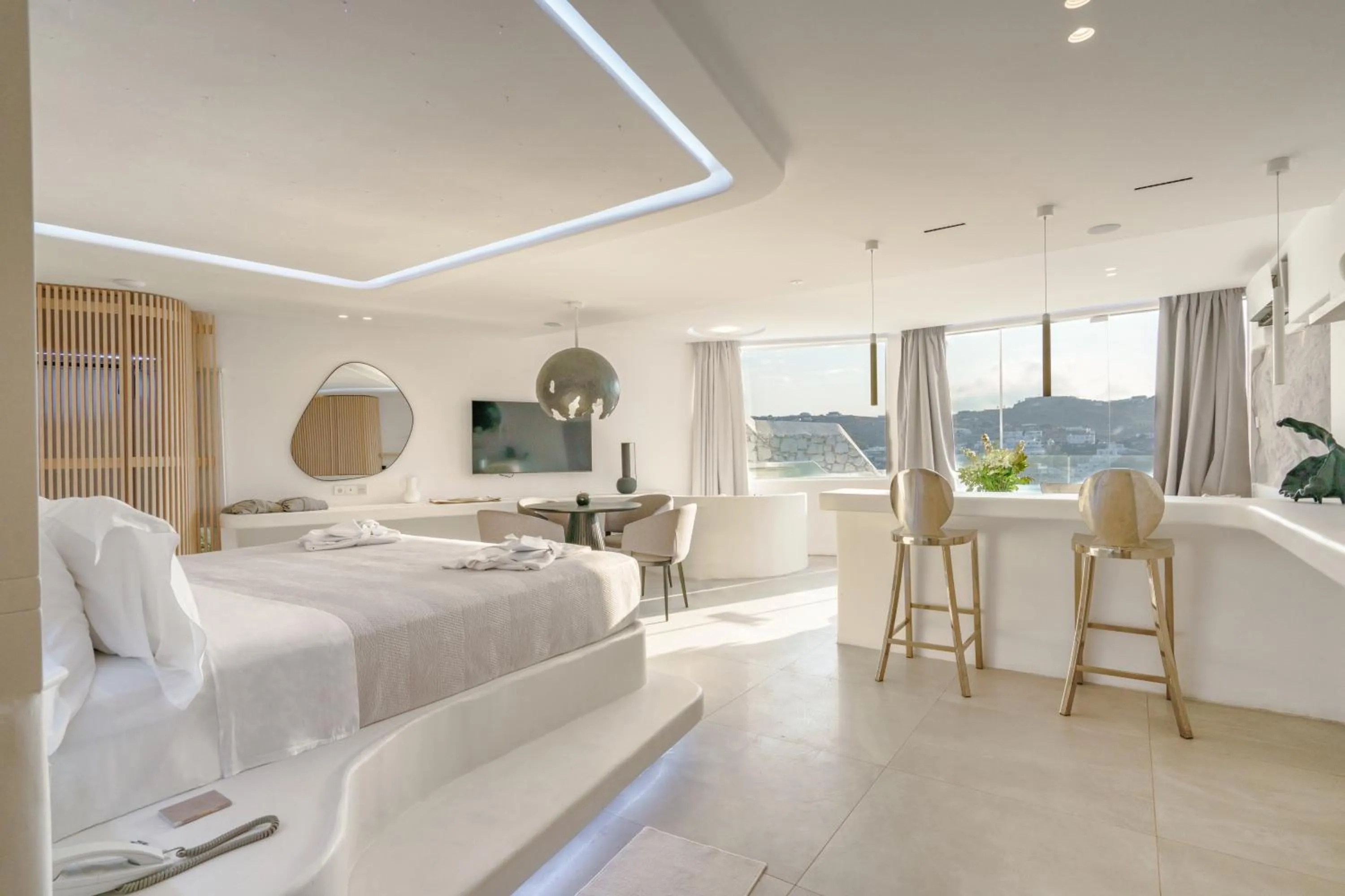 Mykonos Honeymoon Luxury Suite with Hot Tub in Kivotos Mykonos - Preferred Hotels & Resorts