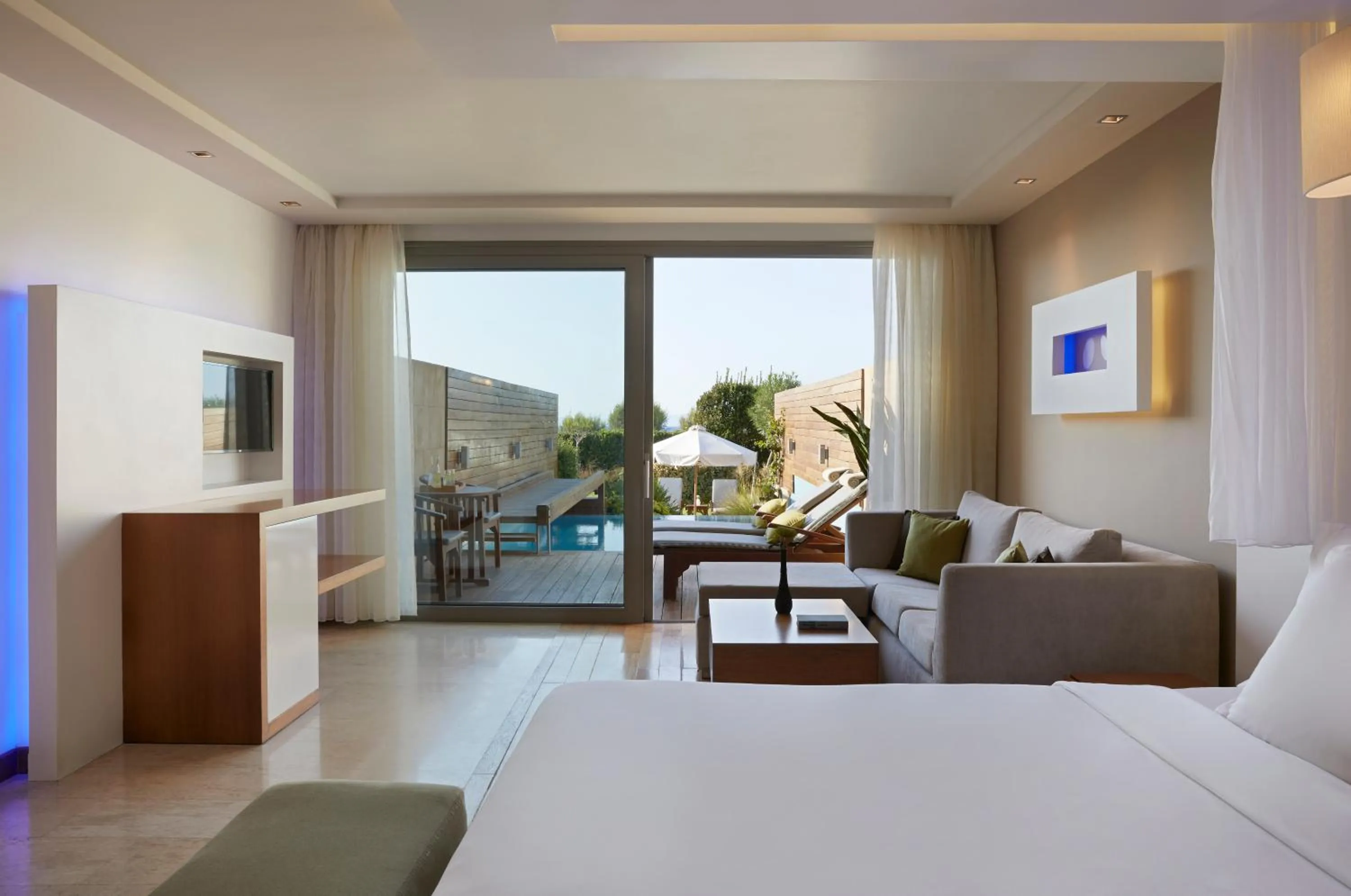 Amus Suite with Private Pool Garden View in Rhodes Bay Hotel & Spa
