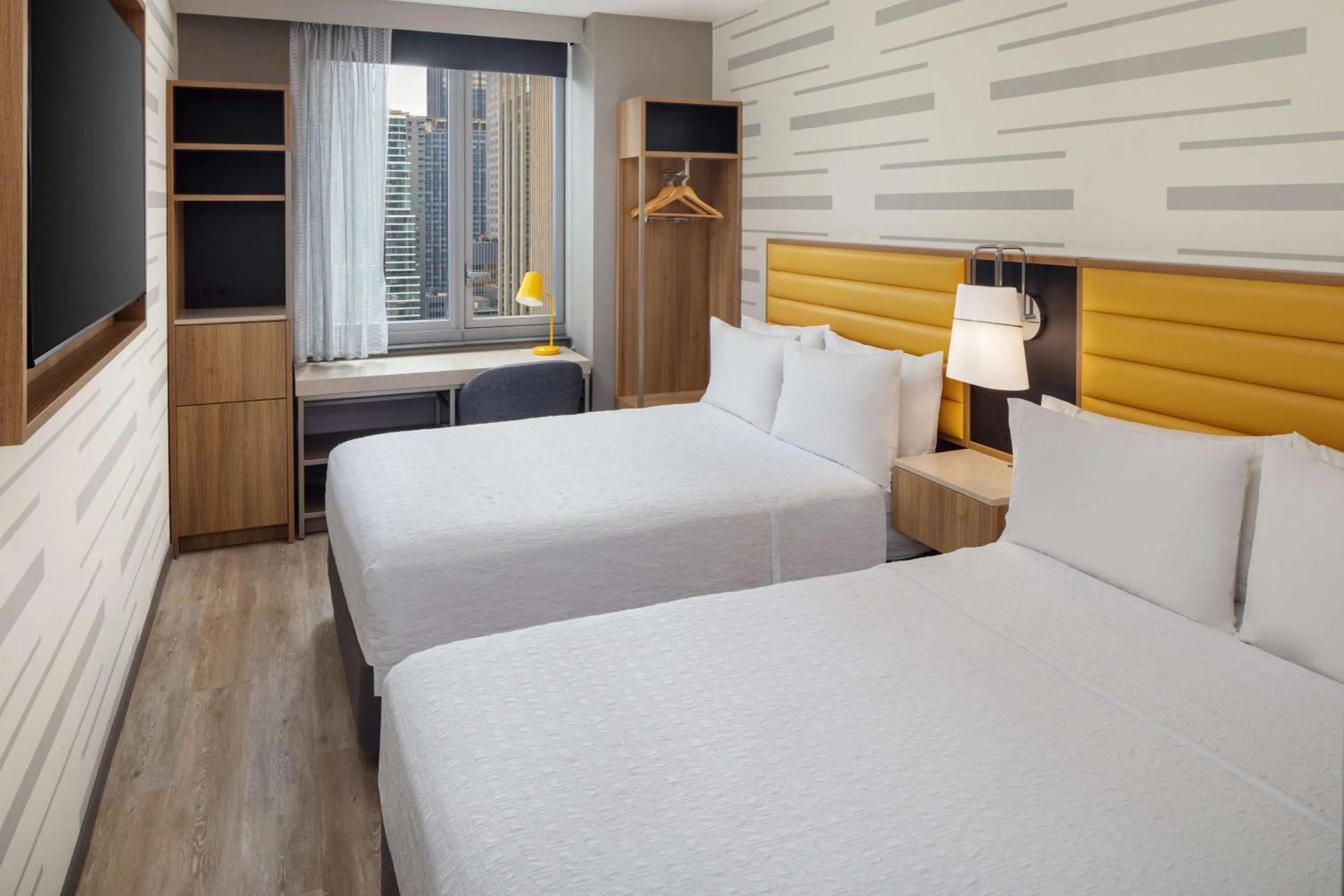 Double Room with Two Double Beds - single occupancy in Hampton Inn by Hilton New York Times Square