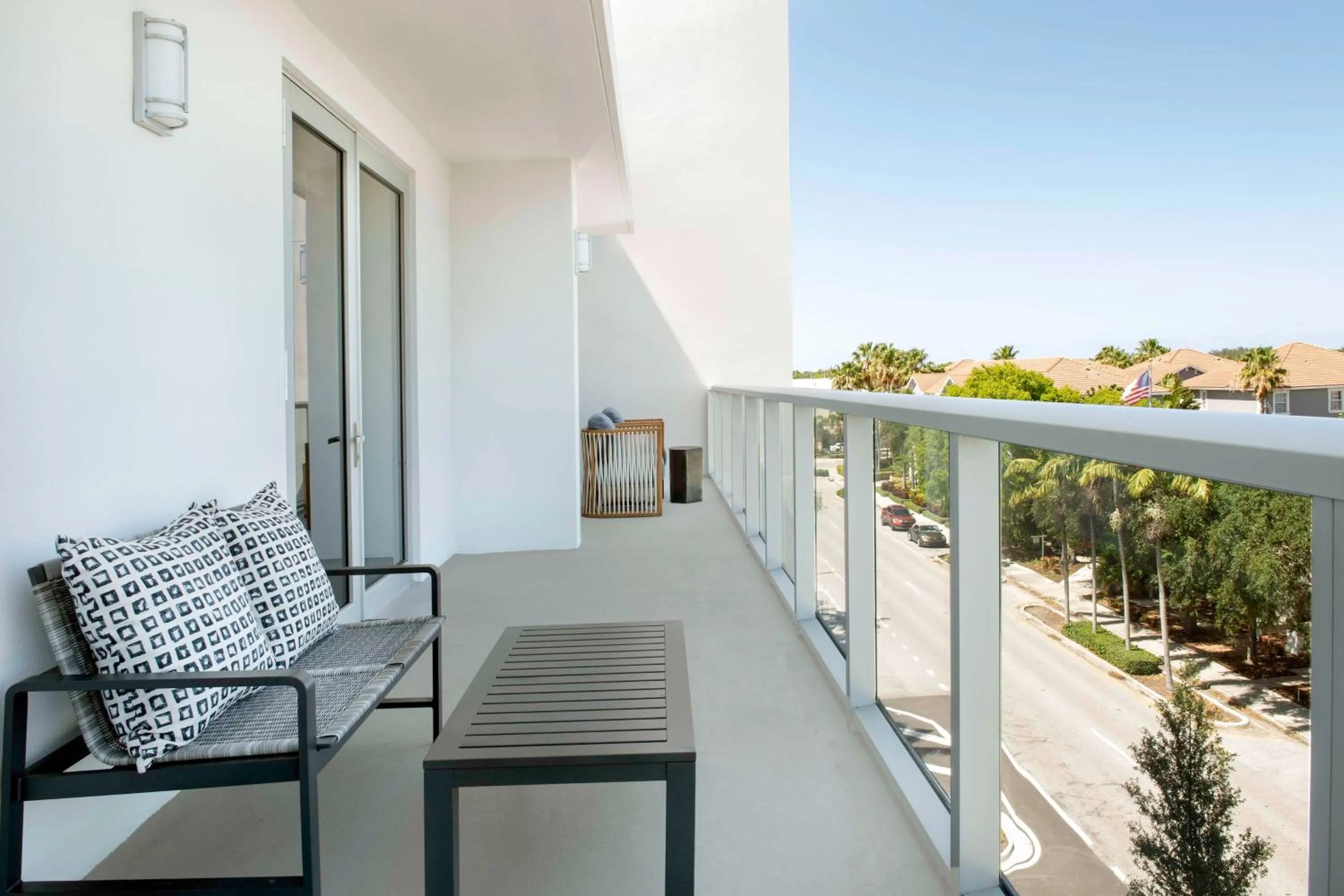 Queen Studio Suite with Two Queen Beds and Balcony in Hampton Inn Delray Beach