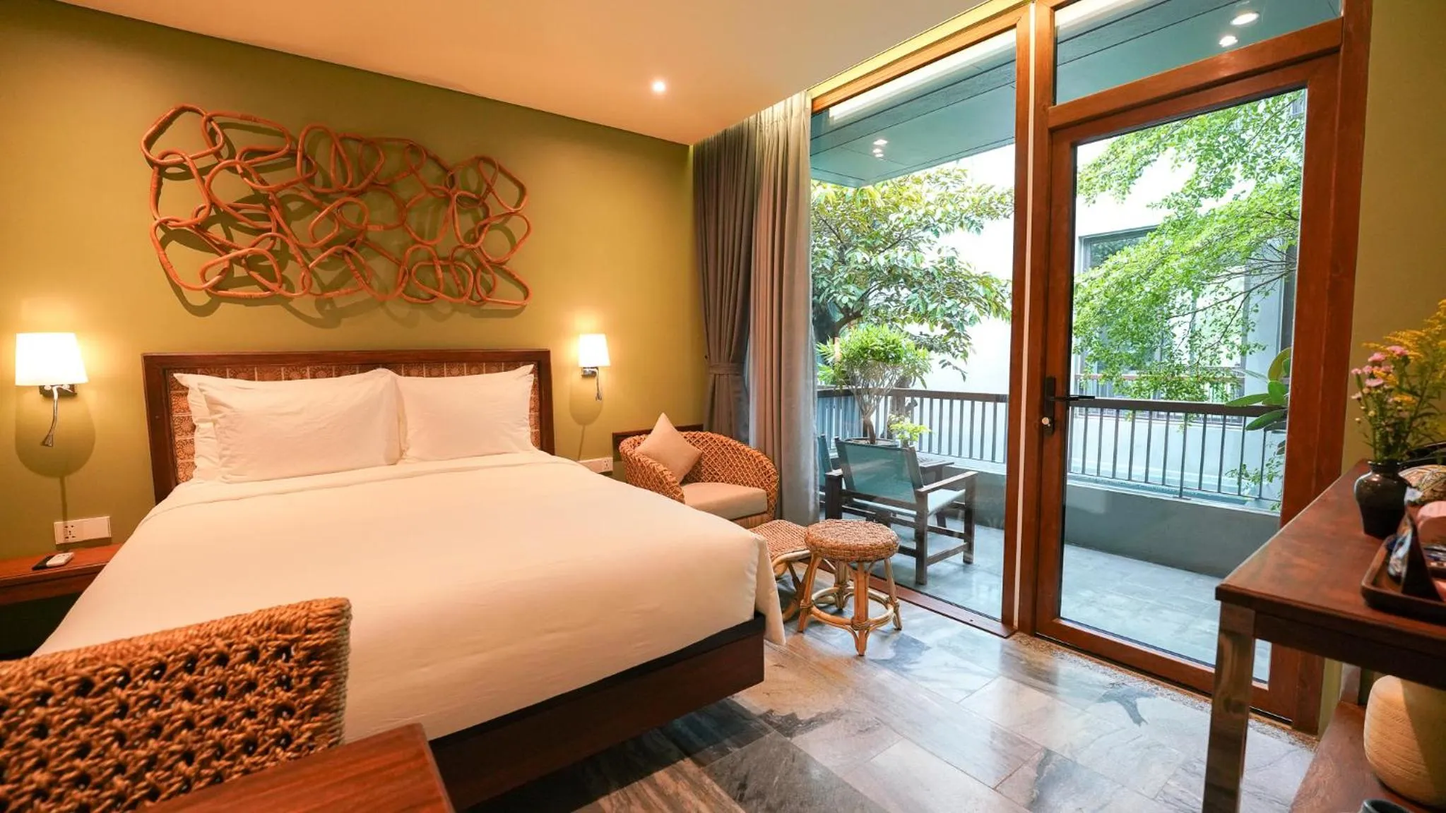 Double Room with Garden View in CHiEM HoiAn - The Beachside Boutique Hotel & Villa