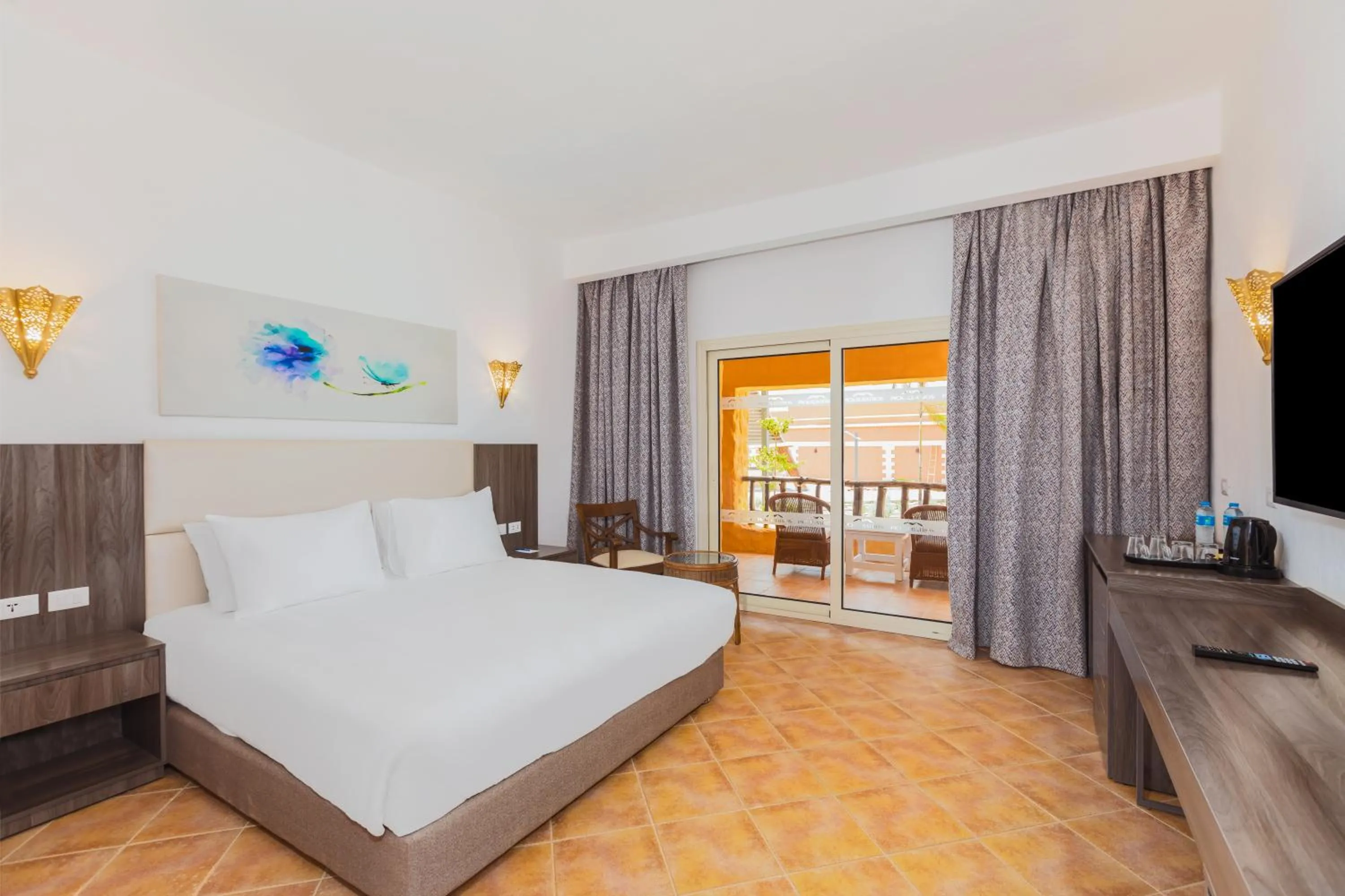 Deluxe Double or Twin Room with Garden View - single occupancy in Pickalbatros Villaggio Aqua Park - Portofino Marsa Alam