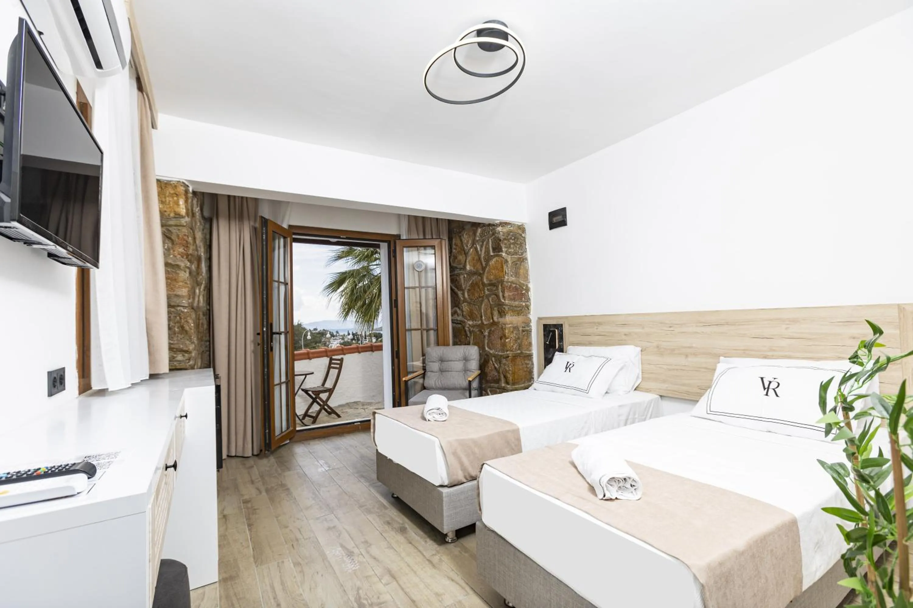 Deluxe Double Room with Sea View in Bodrum Vera Hotel
