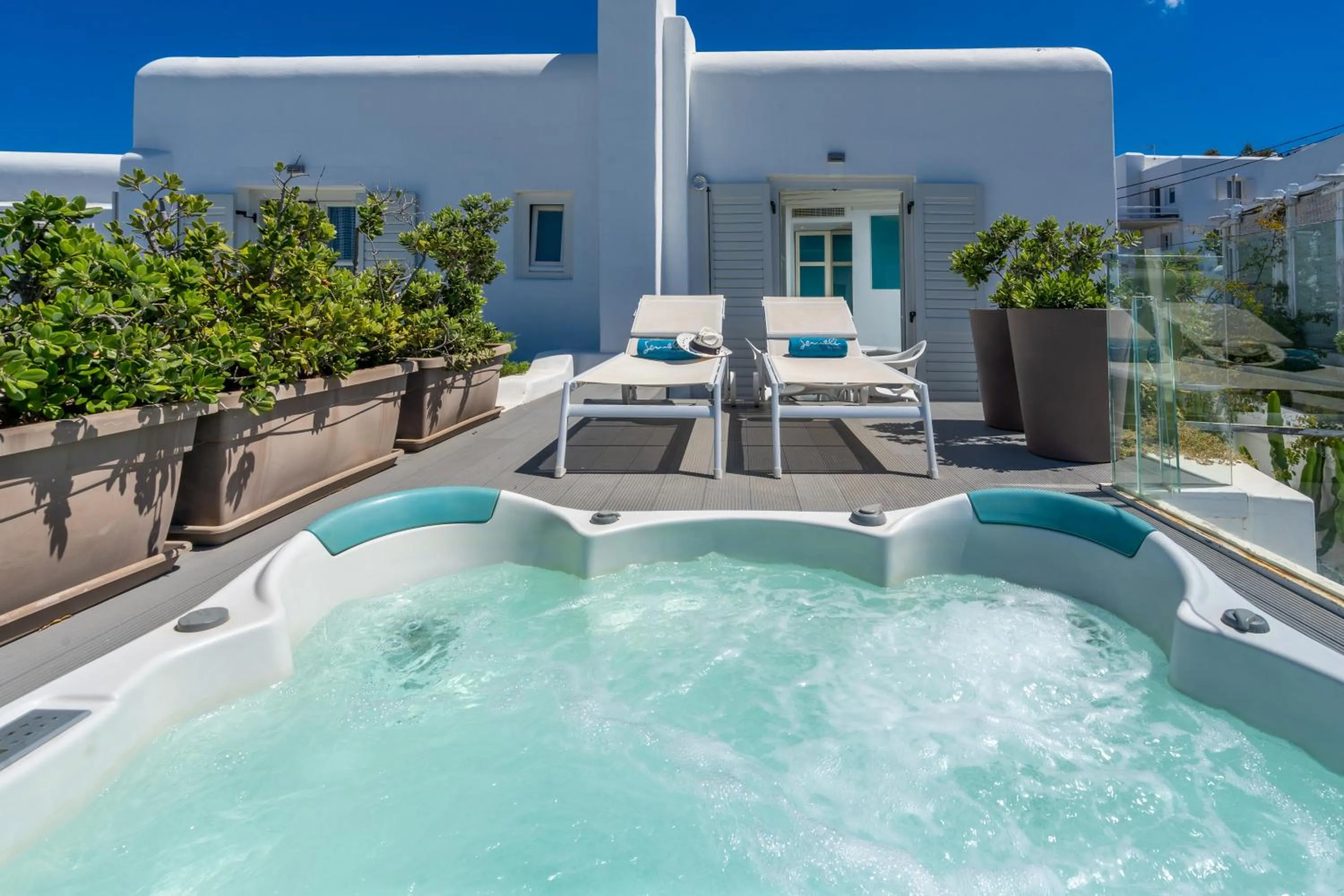 Superior double Spa Sea view in Semeli Hotel Mykonos