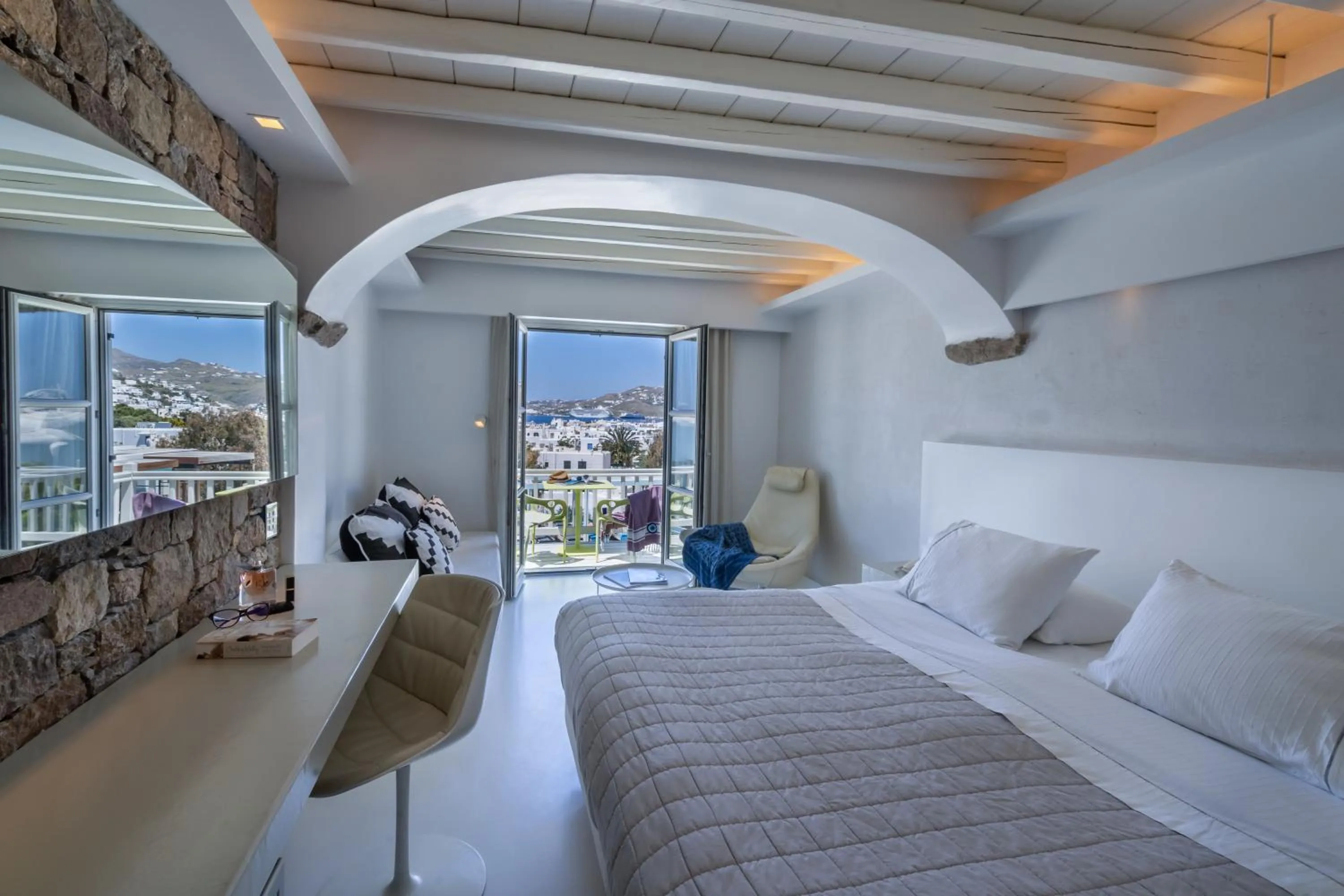 Superior Double Room with Sea View in Semeli Hotel Mykonos