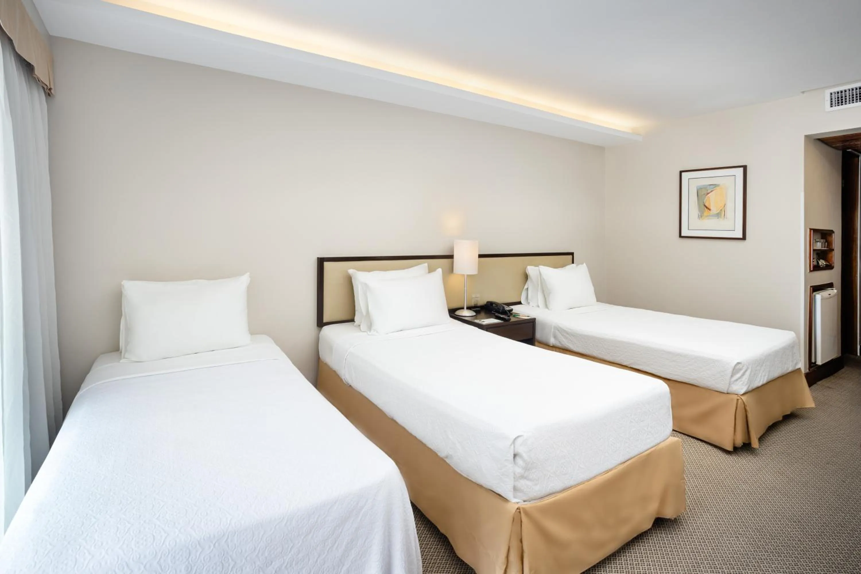 Superior Triple Room with Side Sea View in Rio Othon Palace