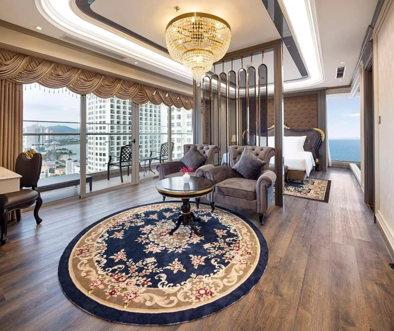 One-Bedroom Apartment with Balcony and Sea View in Annova Nha Trang Hotel