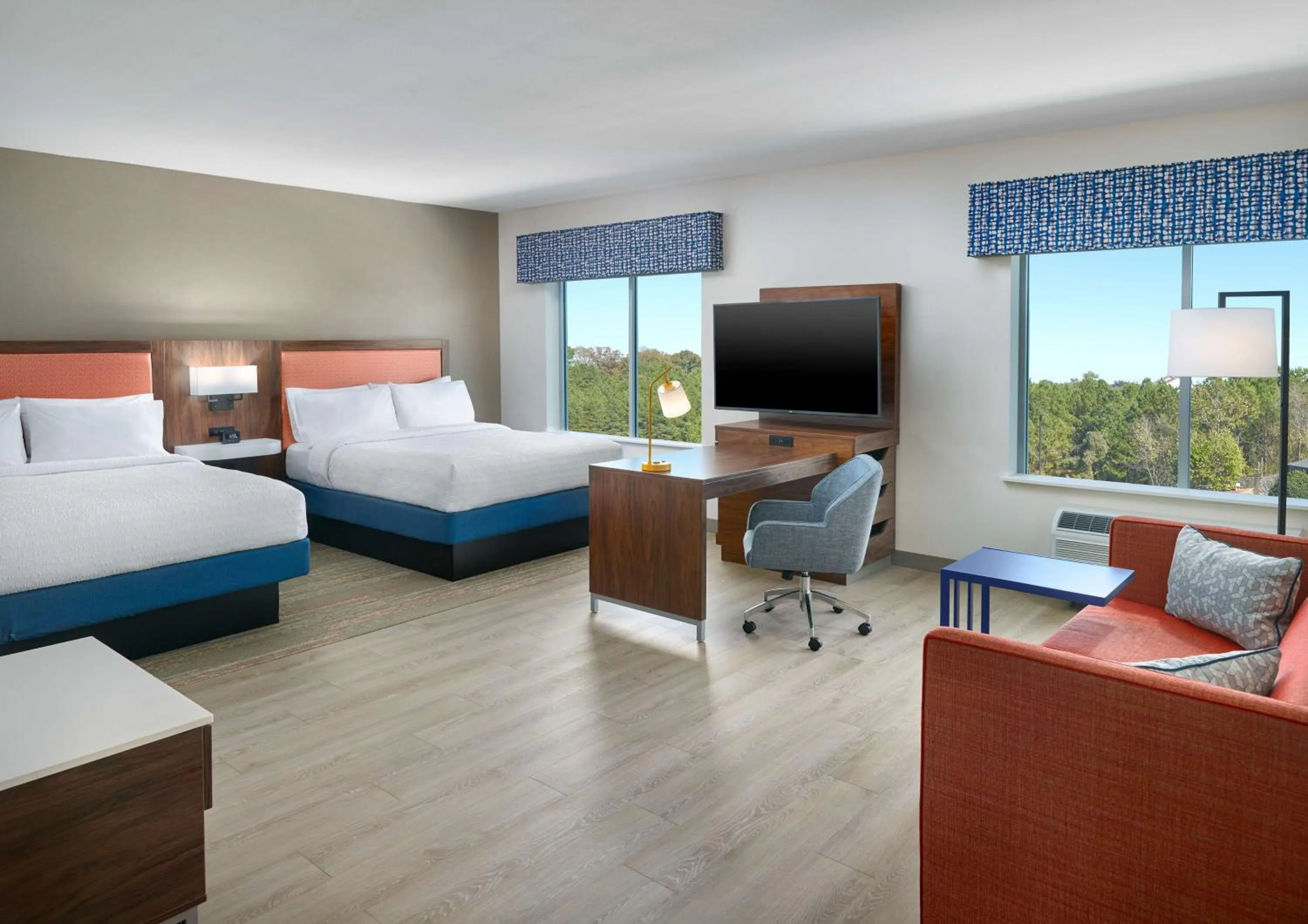 Queen Studio Suite with Two Queen Beds in Hampton Inn & Suites Fultondale Birmingham I 65, Al