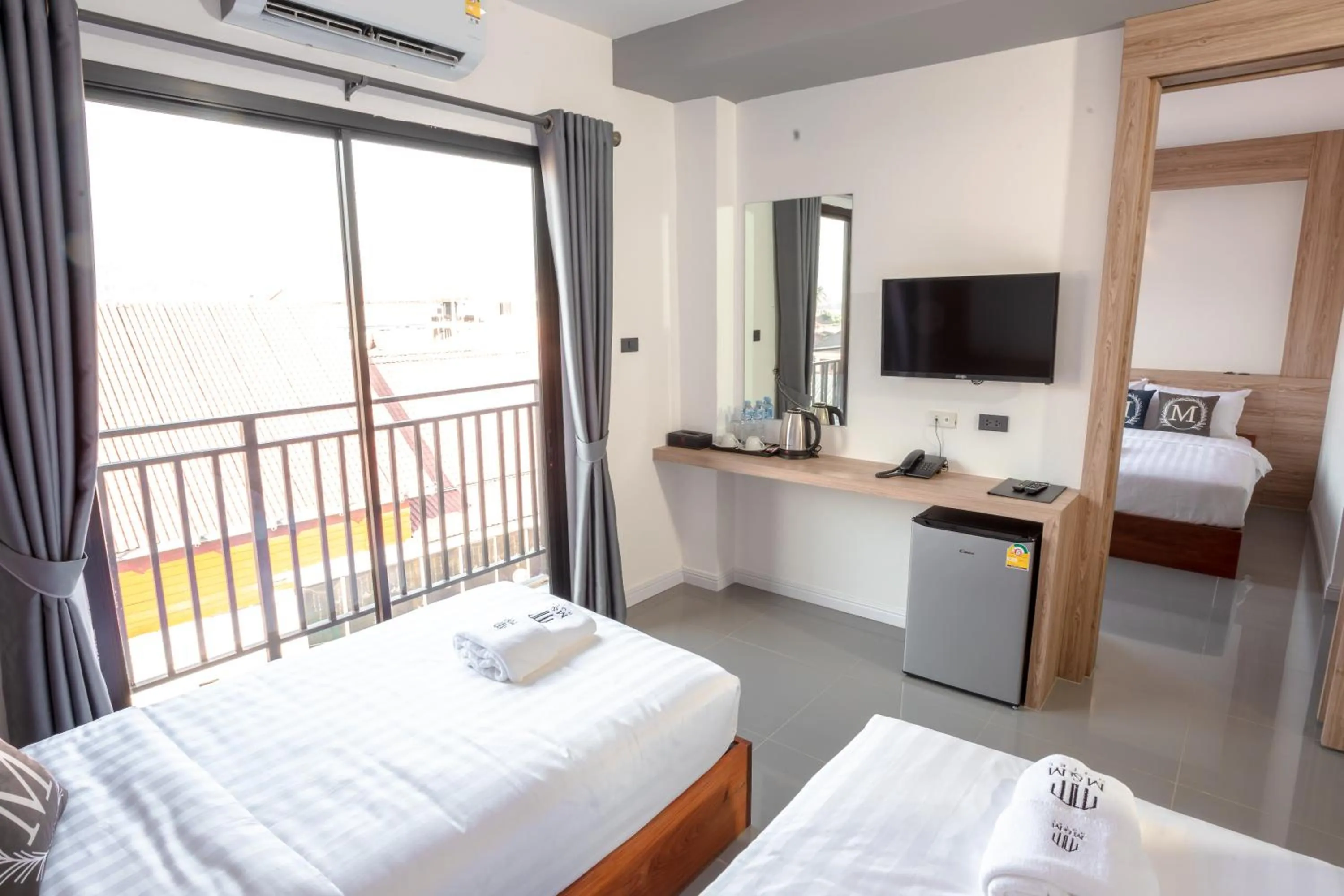 Double or Twin Room with City View in M&M Hotel