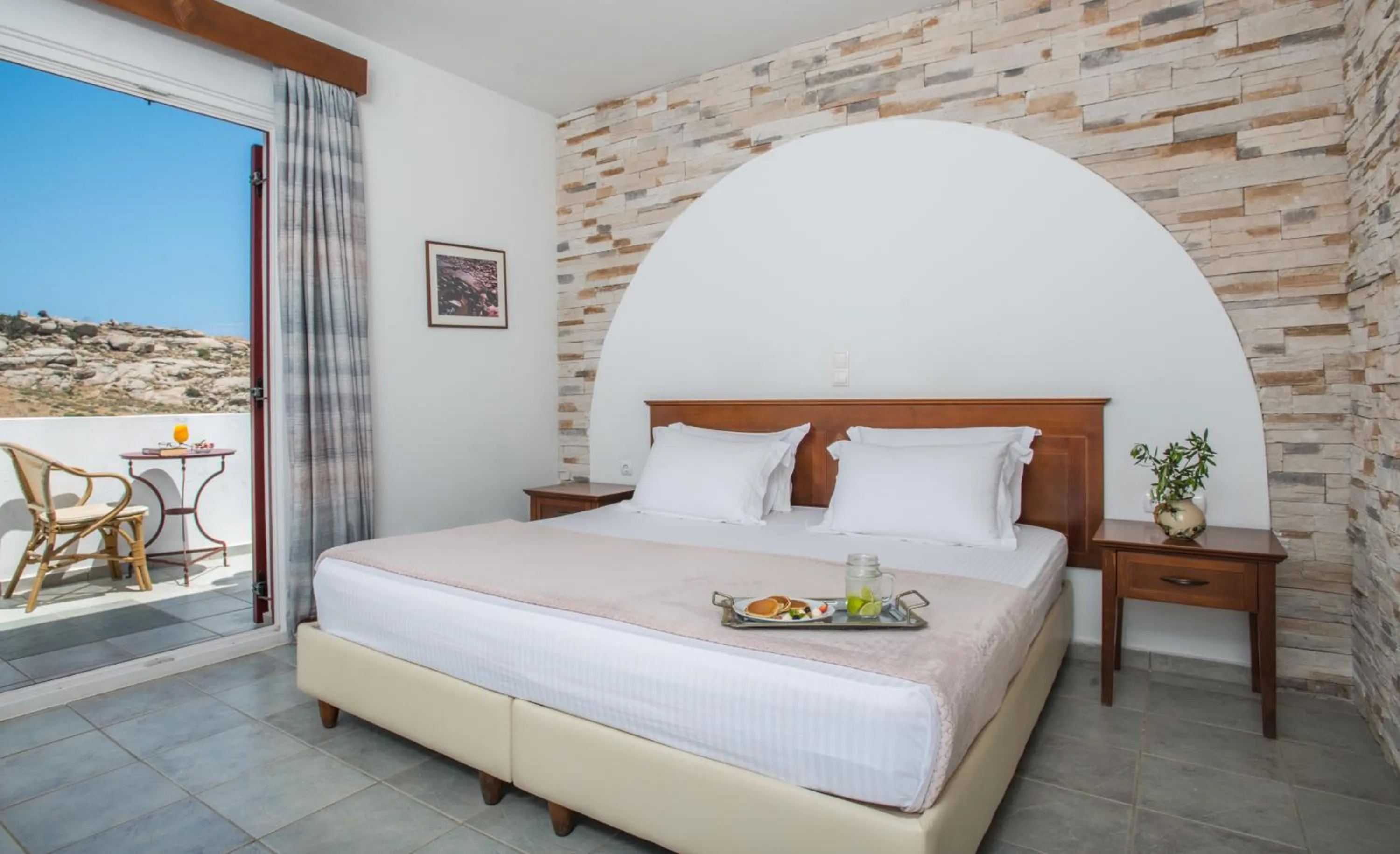 Superior Double Room with Sea View in Naxos Palace Hotel
