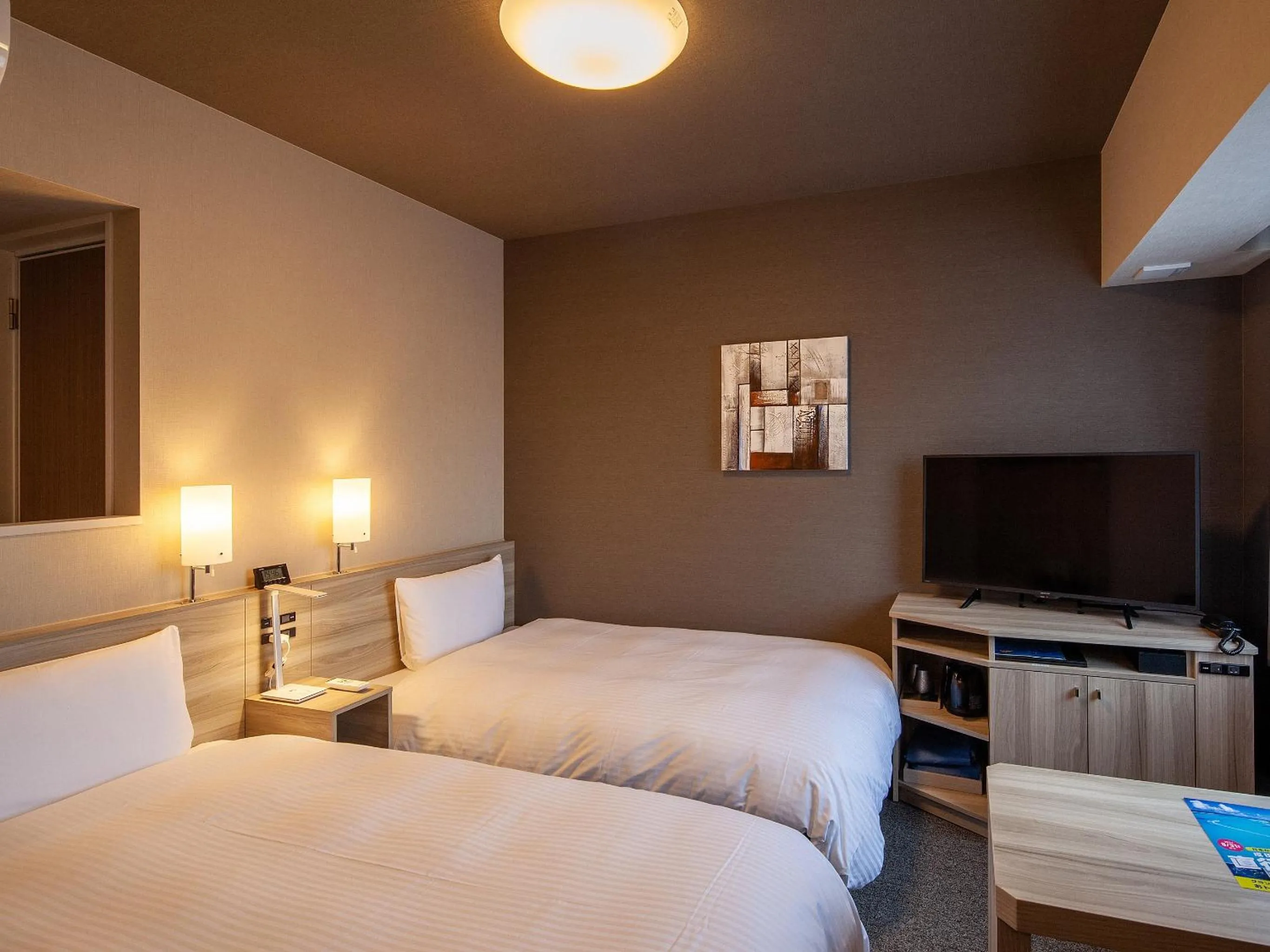 Twin Room - single occupancy - Smoking in Hotel Route Inn Miyoshi Ekimae