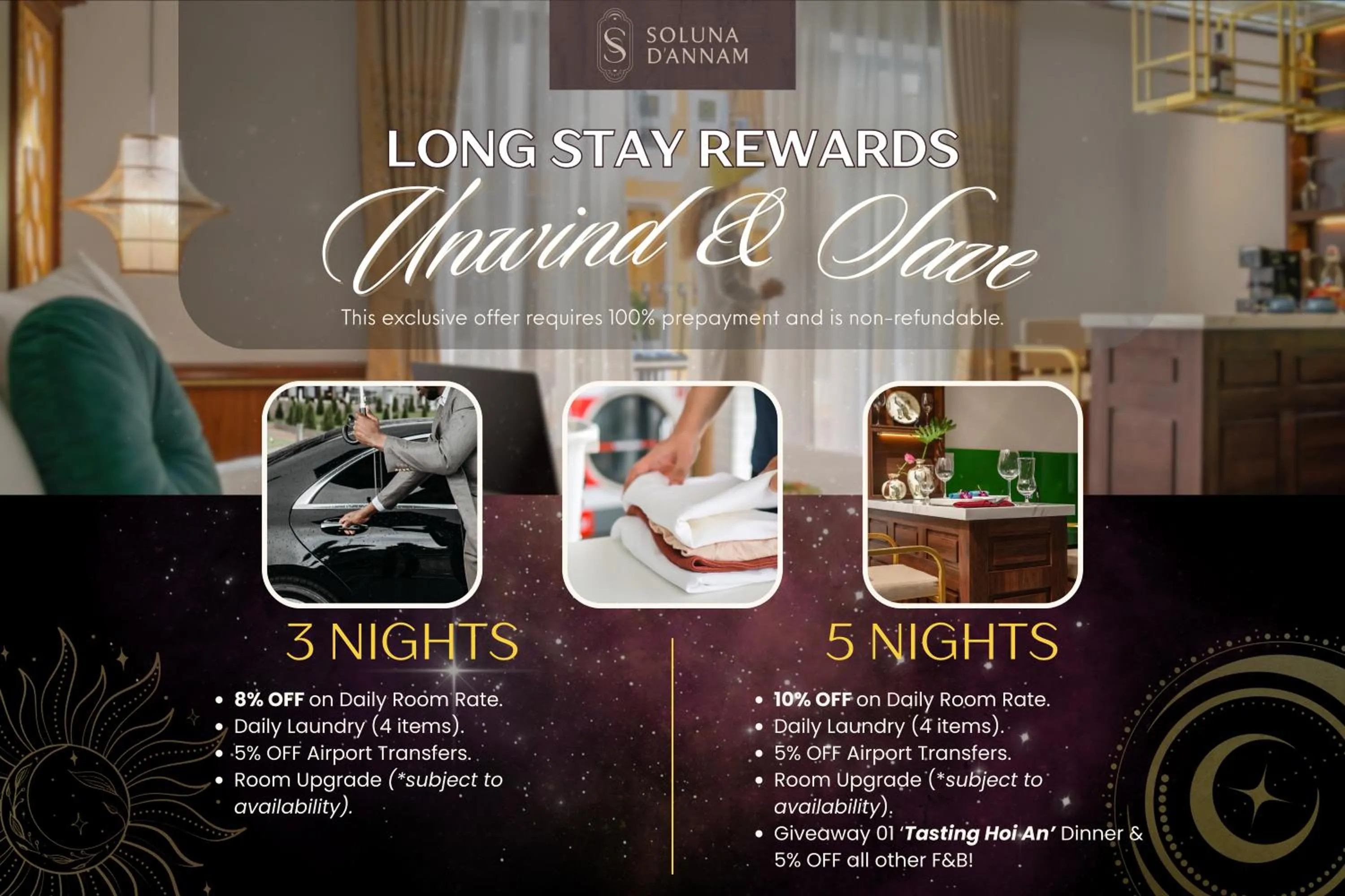 Executive Double/Twin Room, Balcony with Pool View - single occupancy in Soluna D'Annam - The Art of Hoi An Relaxation - formerly Hoi An Babylon Riverside Hotel