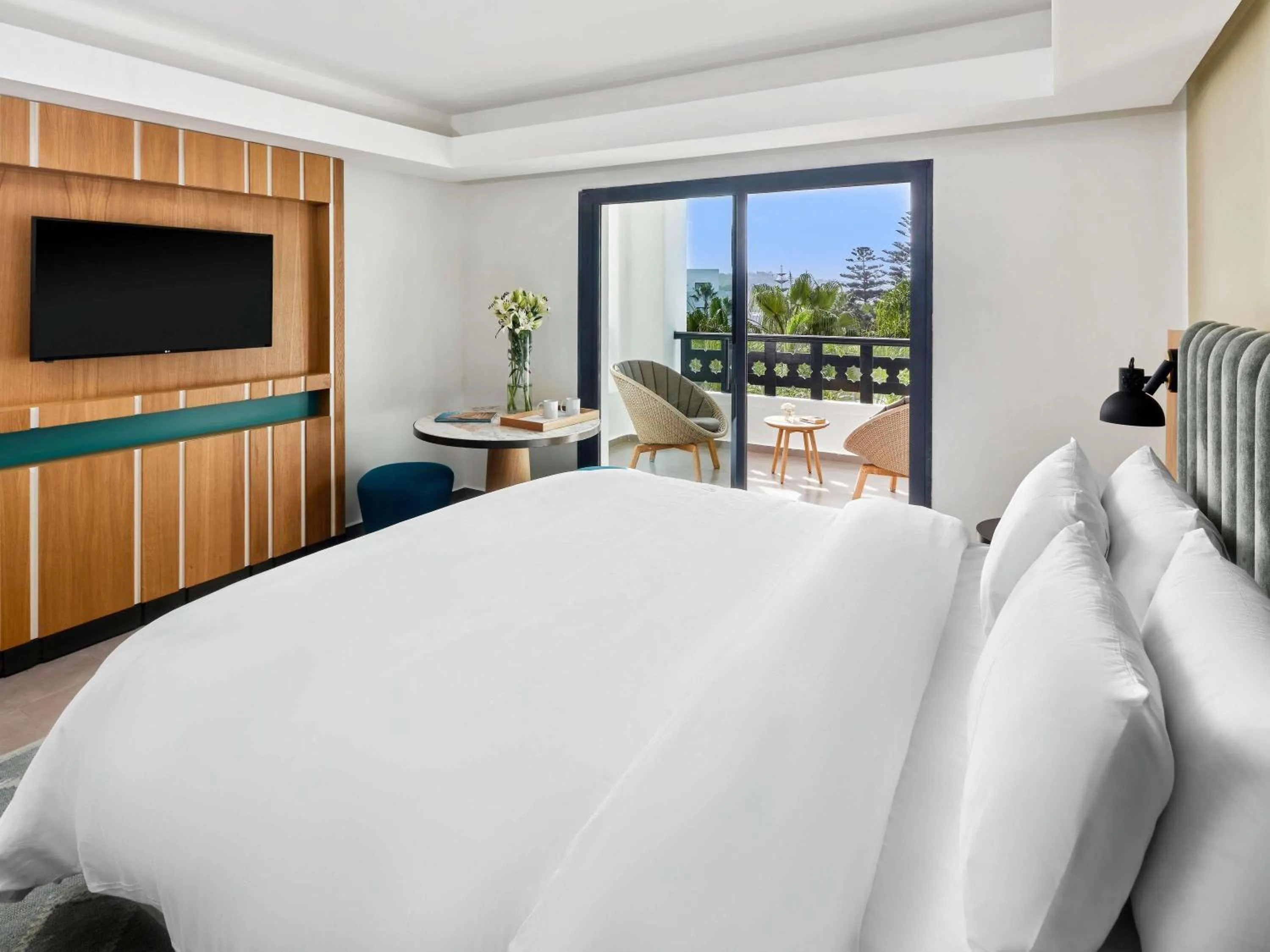 Premium King Room with Pool View in Pullman Mazagan Royal Golf & Spa