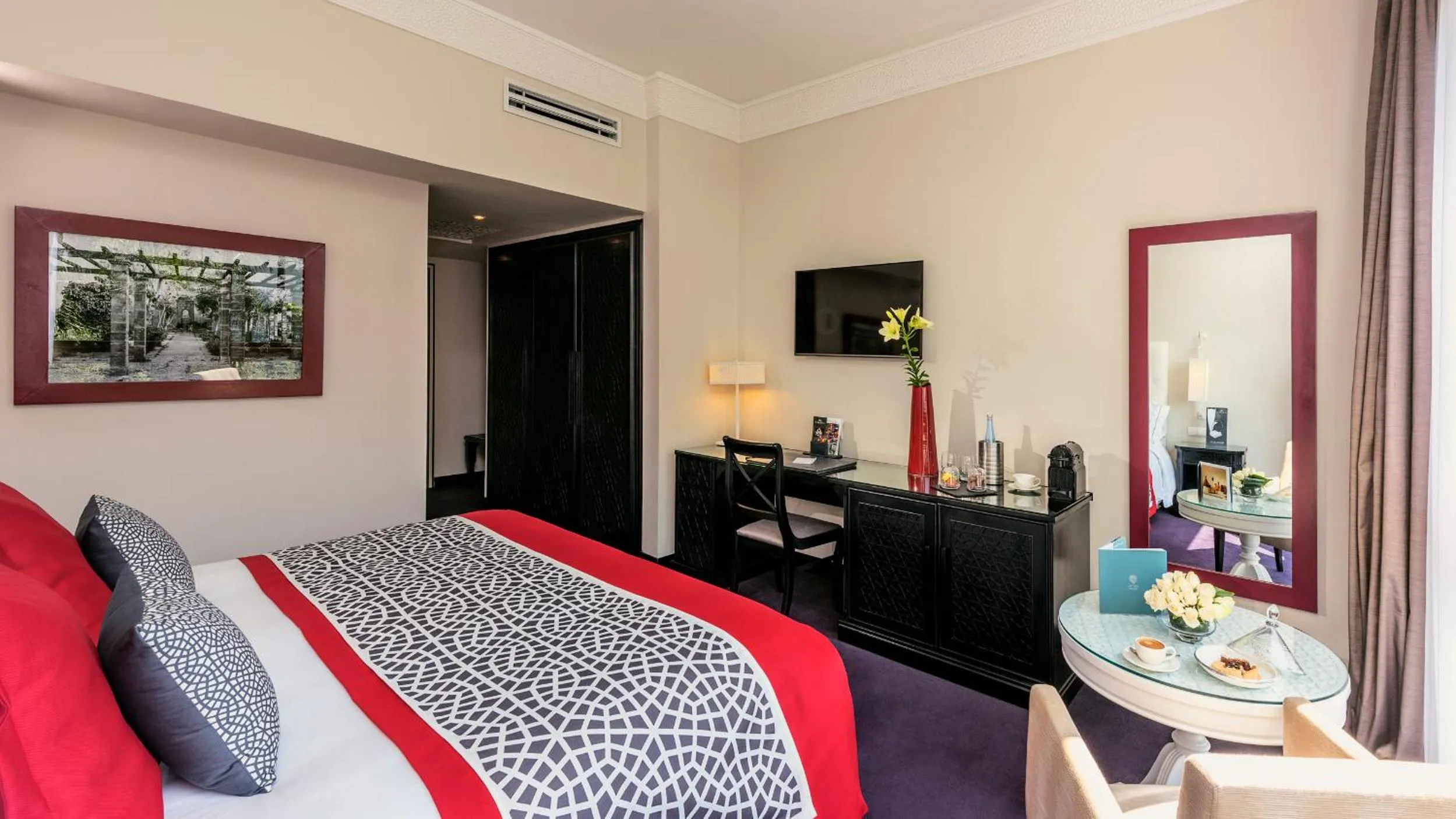 Superior City View Room With One King Bed in La Tour Hassan Palace