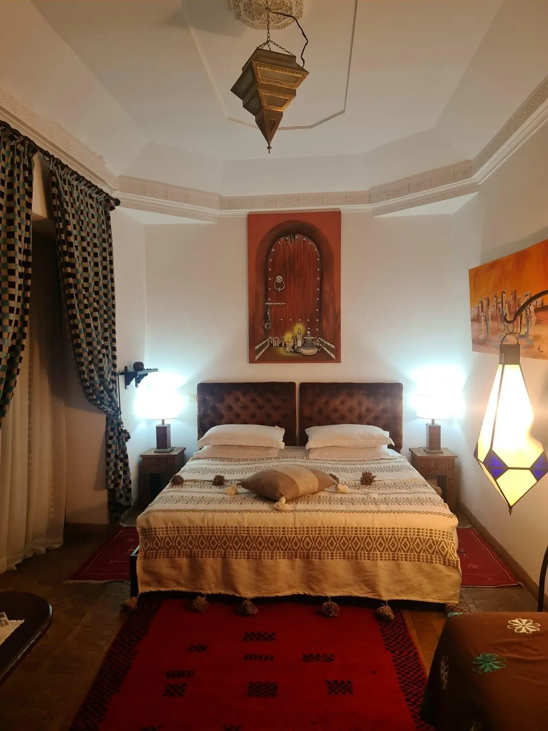 Bouton d'Or Twin Room in Riad Aubrac