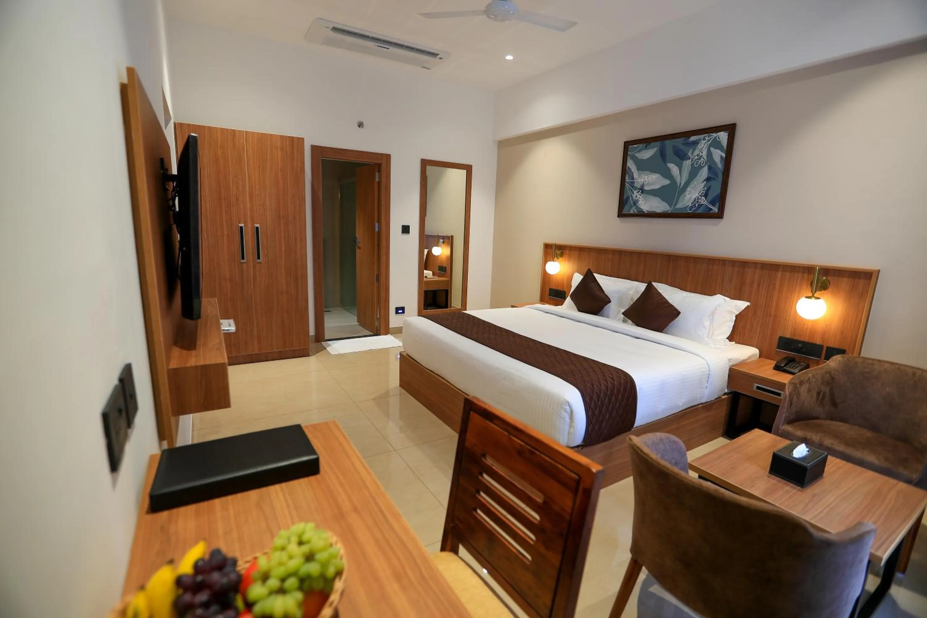 King Suite with Balcony in Hotel Saffron Wayanad