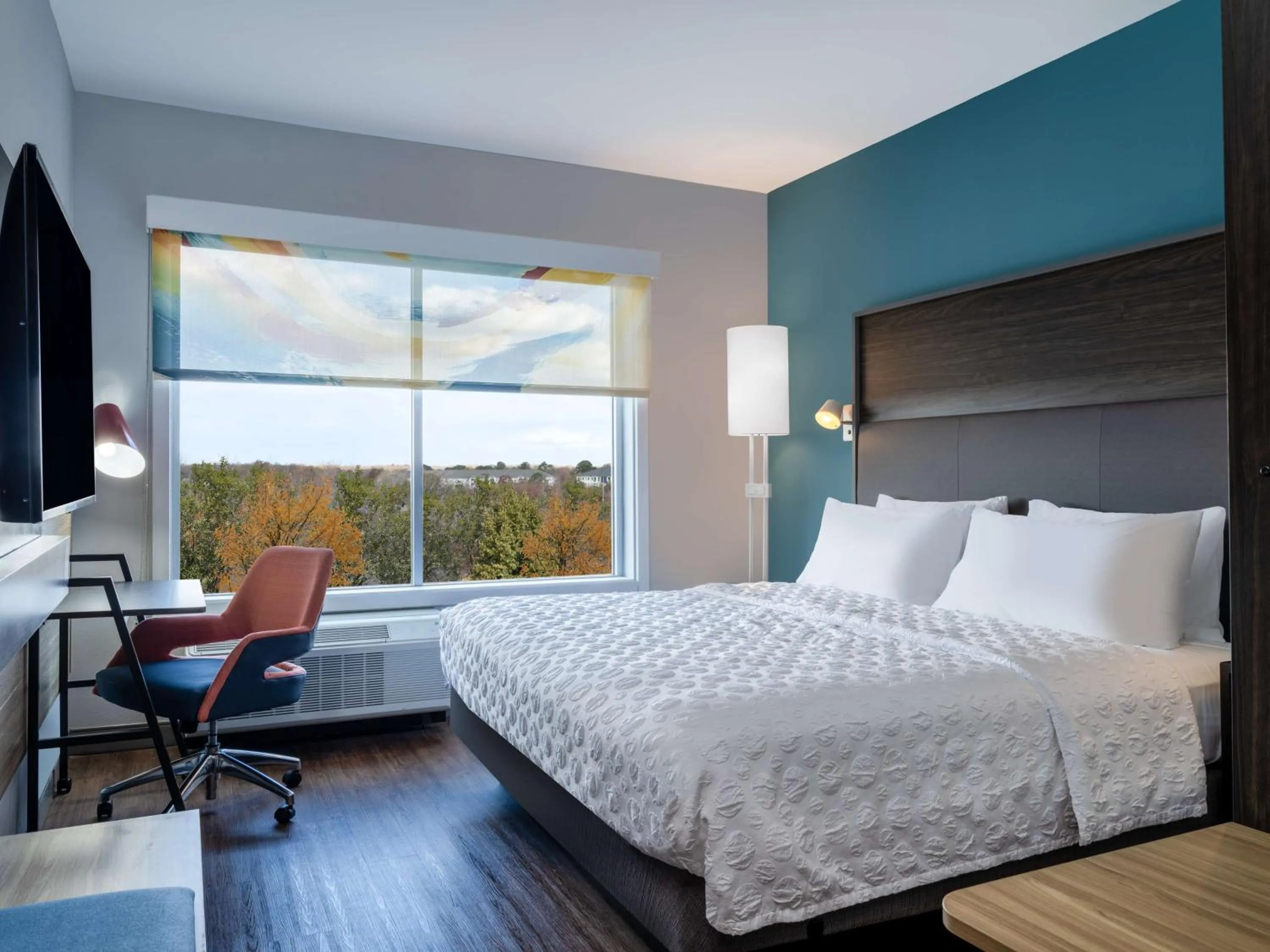 King Room with Walk-In Shower in Tru By Hilton Chesapeake- Greenbrier