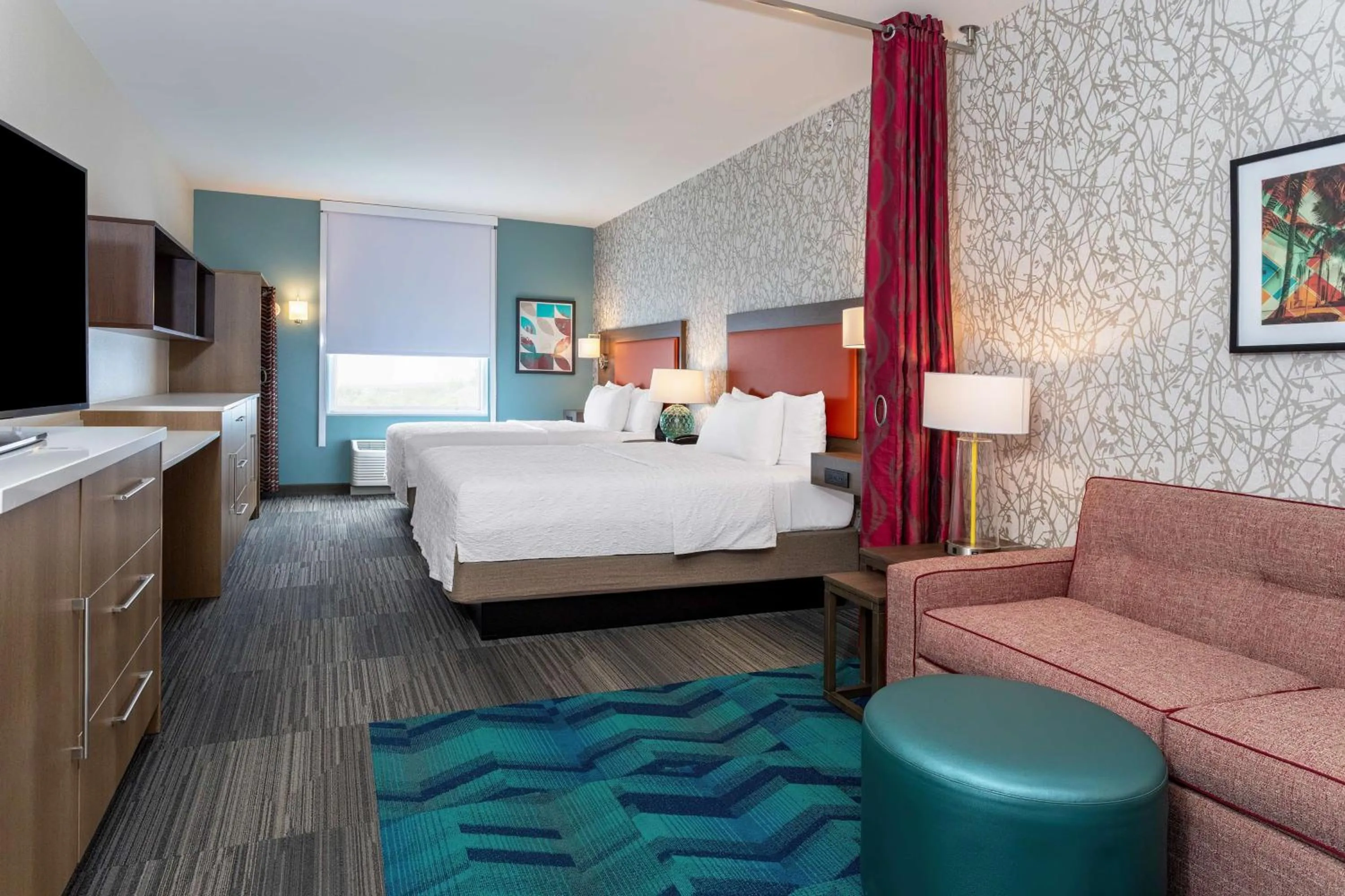 Studio Suite with Two Queen Beds in Home2 Suites By Hilton Ft Pierce I-95