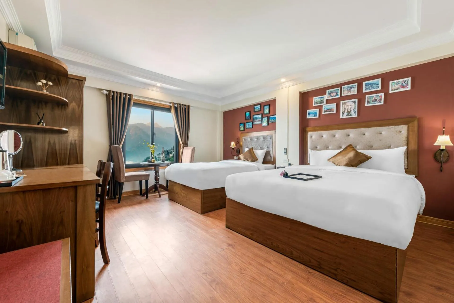 Triple Room with Mountain View in Tiger Sapa hotel