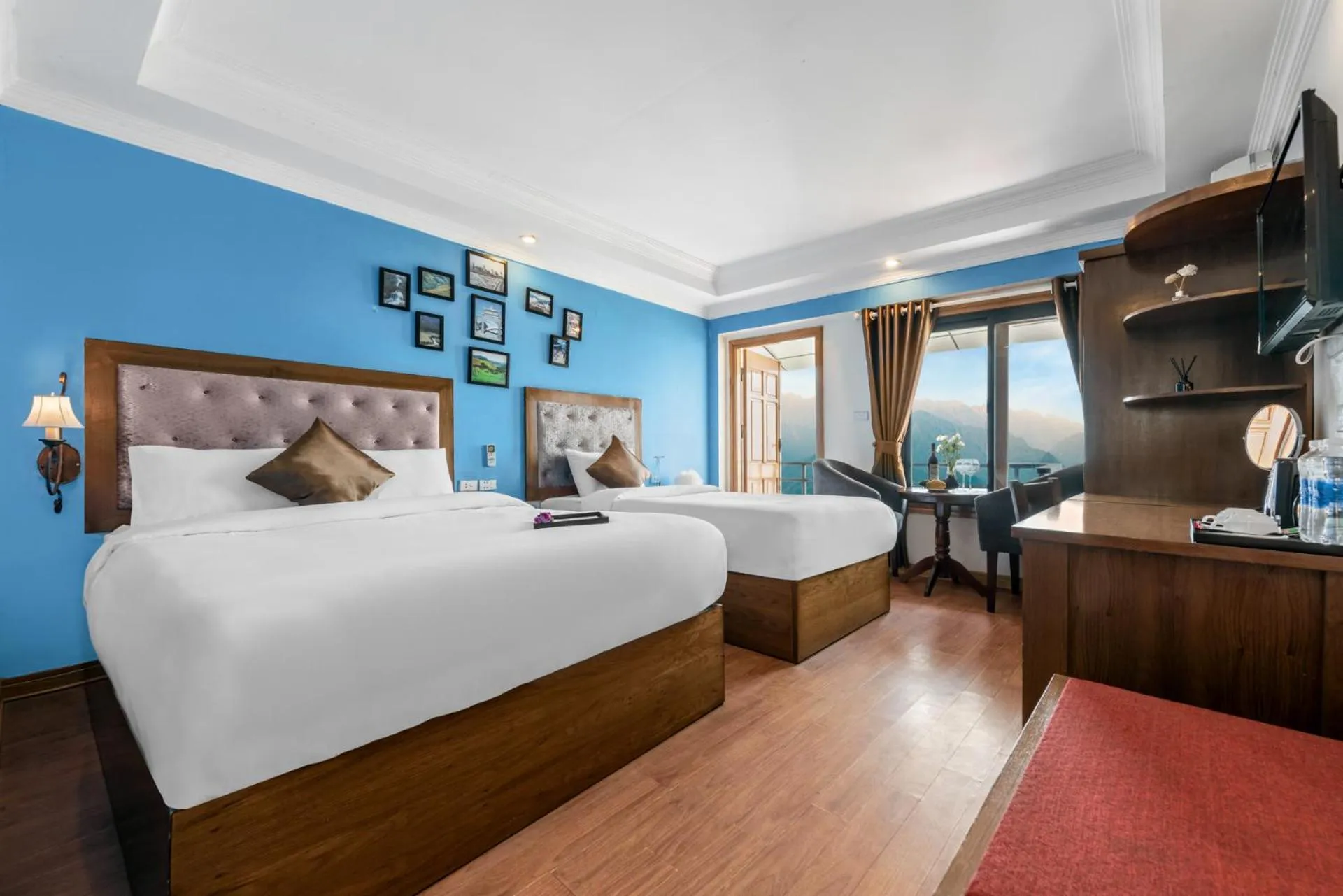 Triple Room with Balcony in Tiger Sapa hotel