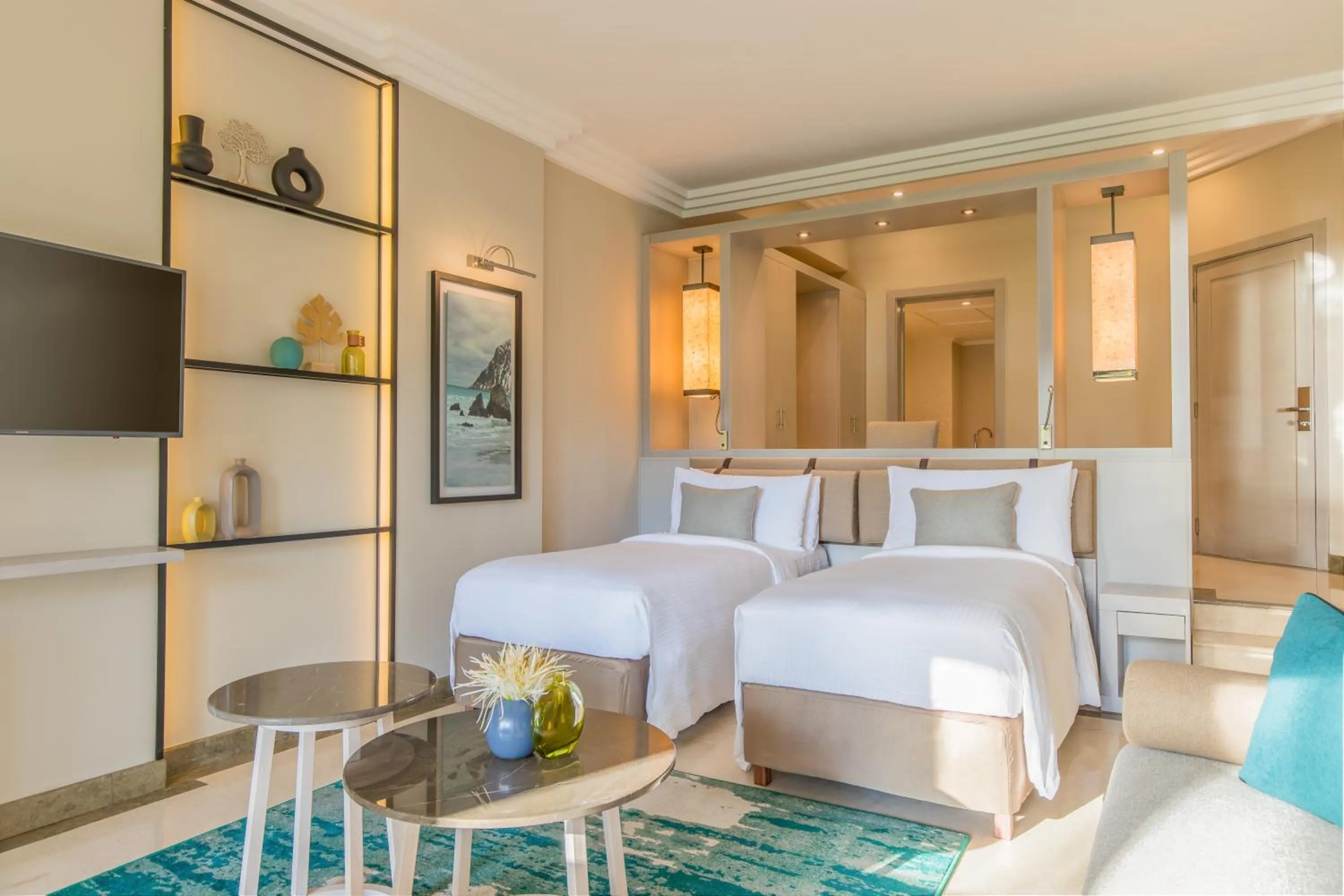 Deluxe Ocean Facing Room Twin bed in InterContinental Mauritius Resort Balaclava Fort by IHG