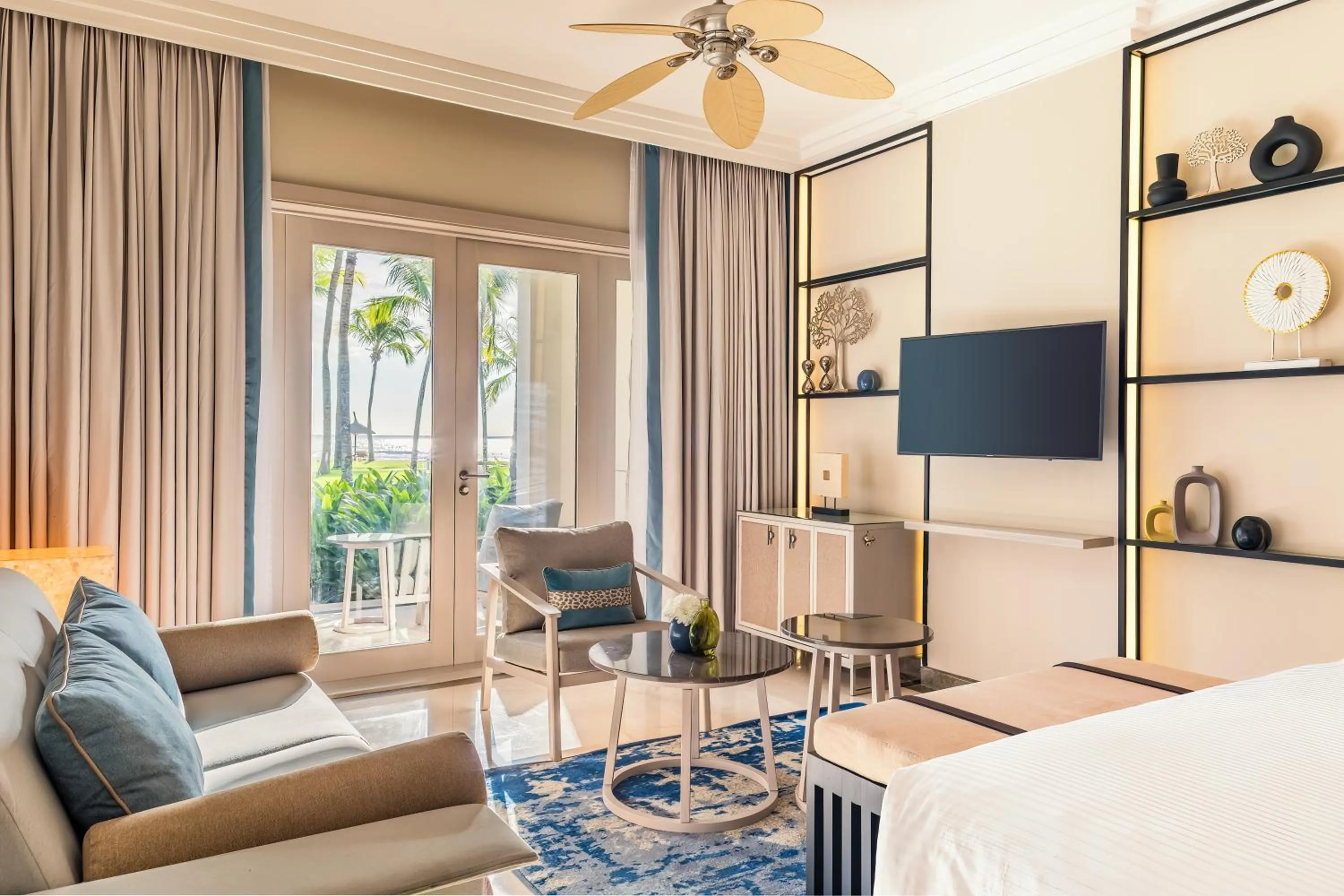 Family Ocean Facing Room in InterContinental Mauritius Resort Balaclava Fort by IHG