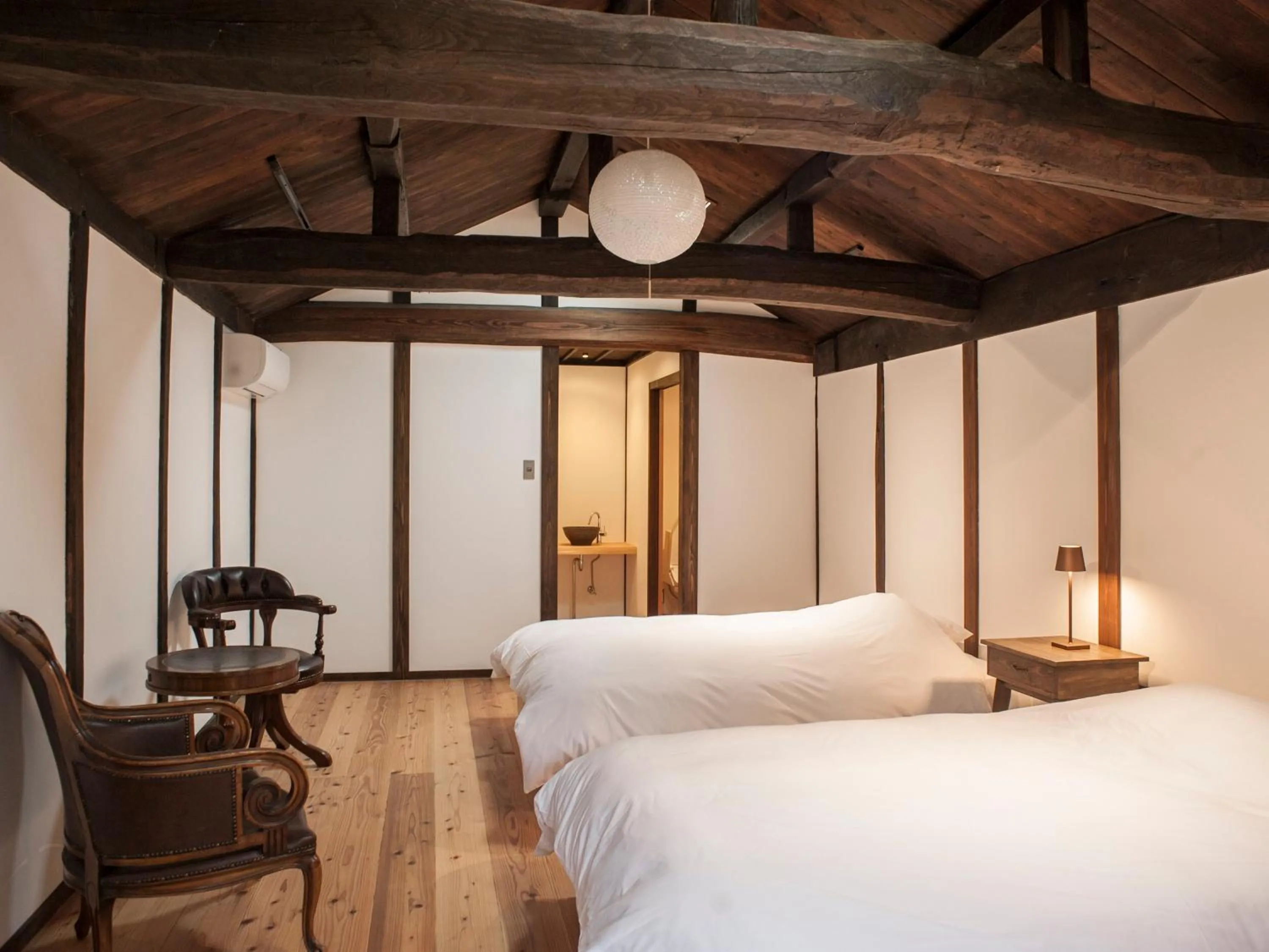 Standard Double Room with Two Double Beds in NIPPONIA Izumo Taisha Shrine Town