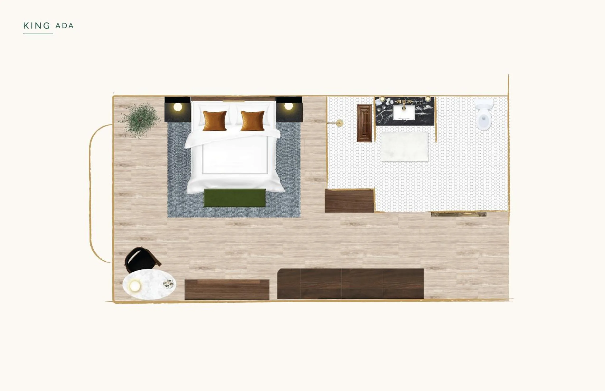 King Room - Disability Access in The Global Ambassador