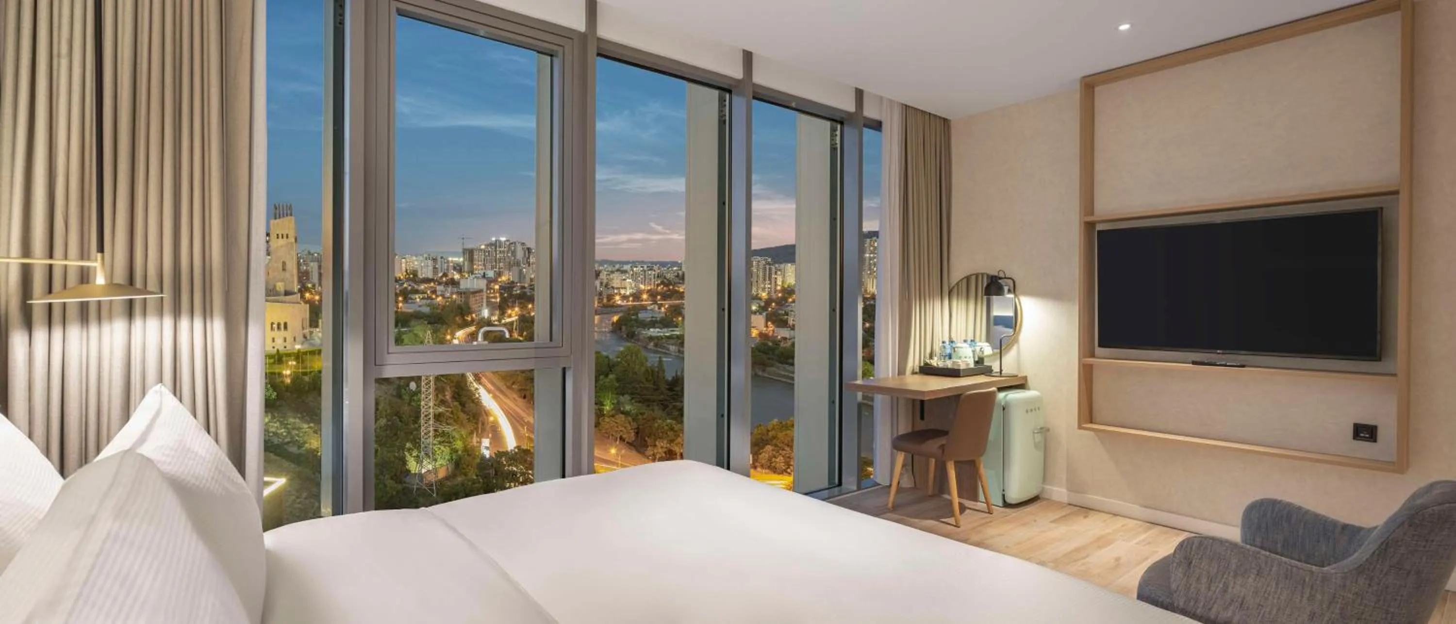 King Room with Sofa Bed - High Floor in Hilton Garden Inn Tbilisi Riverview