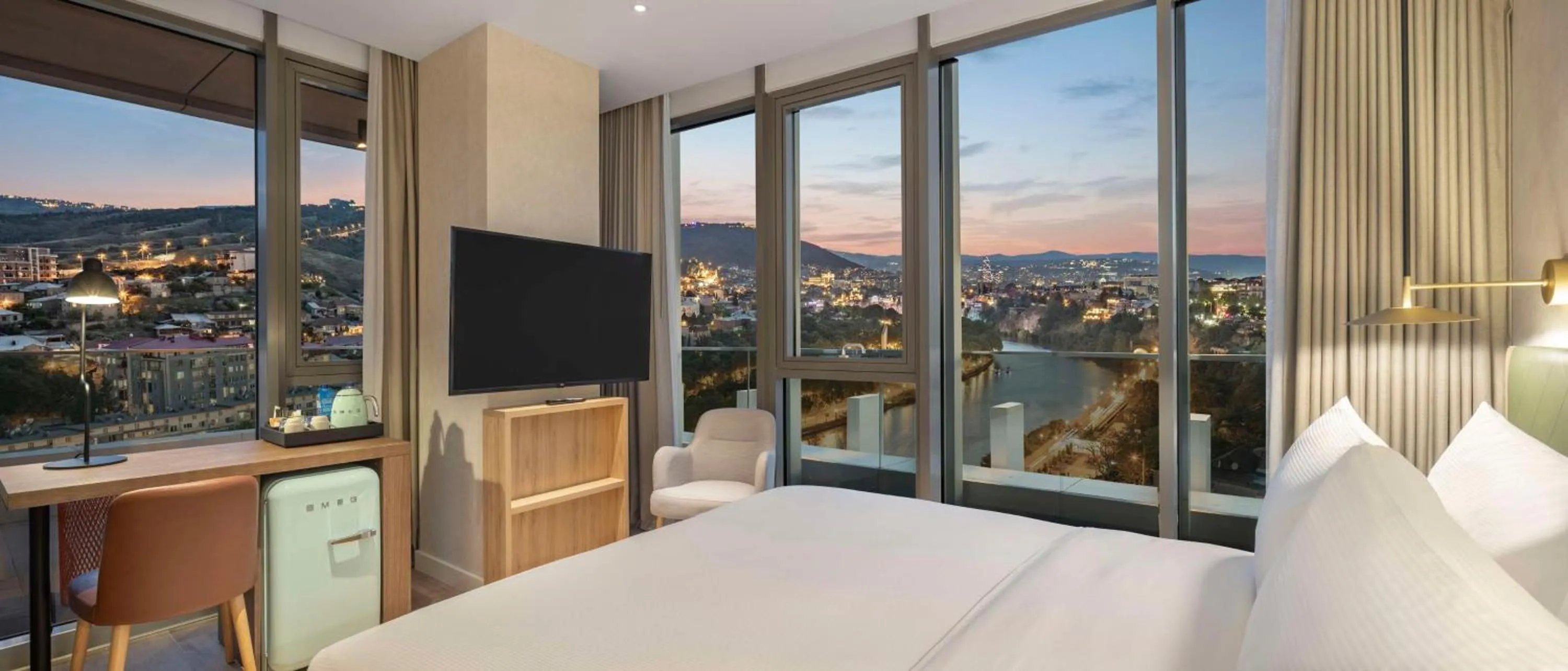 King Room with Terrace in Hilton Garden Inn Tbilisi Riverview